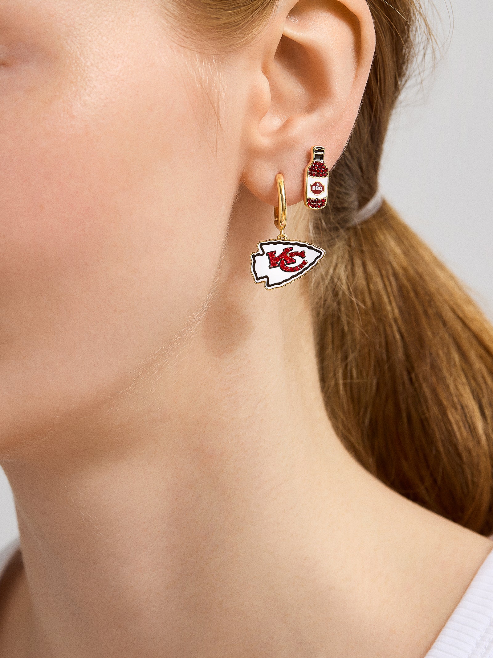 Premium Kansas City Chiefs NFL Earring Set - Ultimate Fan Collection