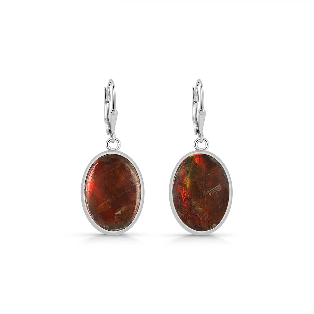 Premium Ammolite Statement Earrings - AML-E-29