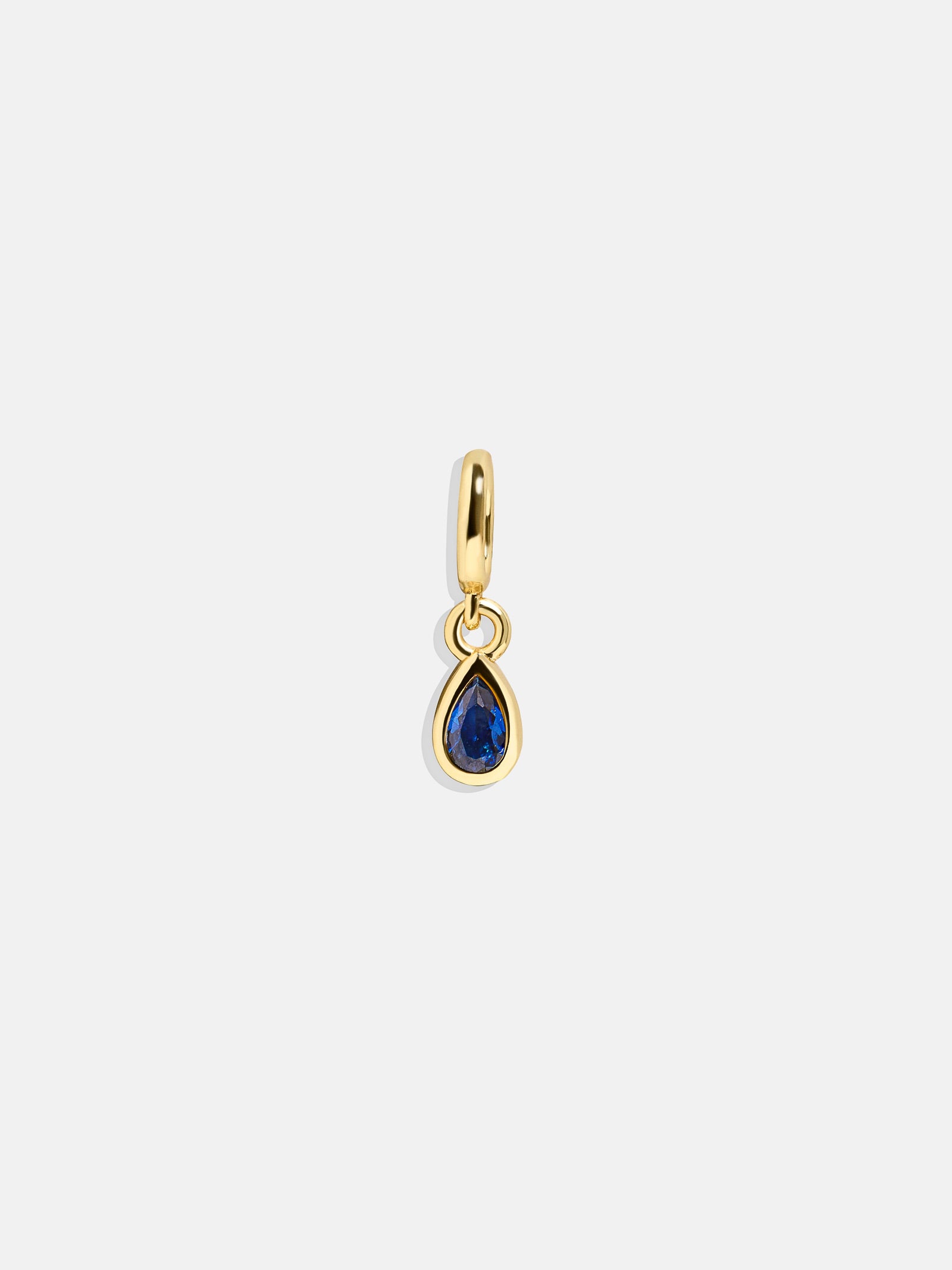 Premium Sapphire Birthstone Cluster Charm - Modern & Meaningful