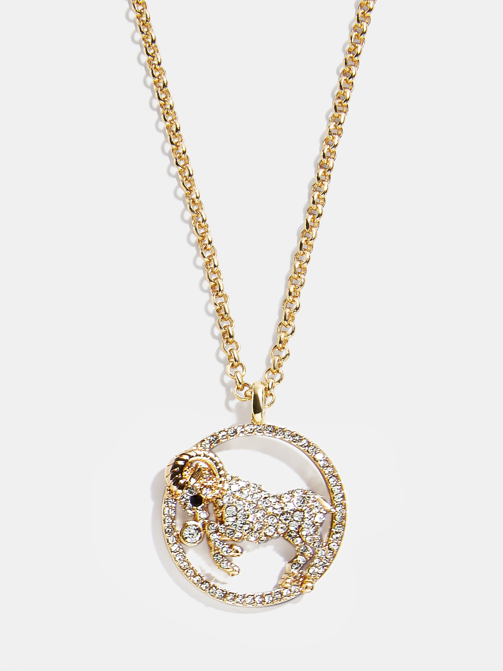 Premium Andrea Zodiac Necklace - Aries Crystal Pendant