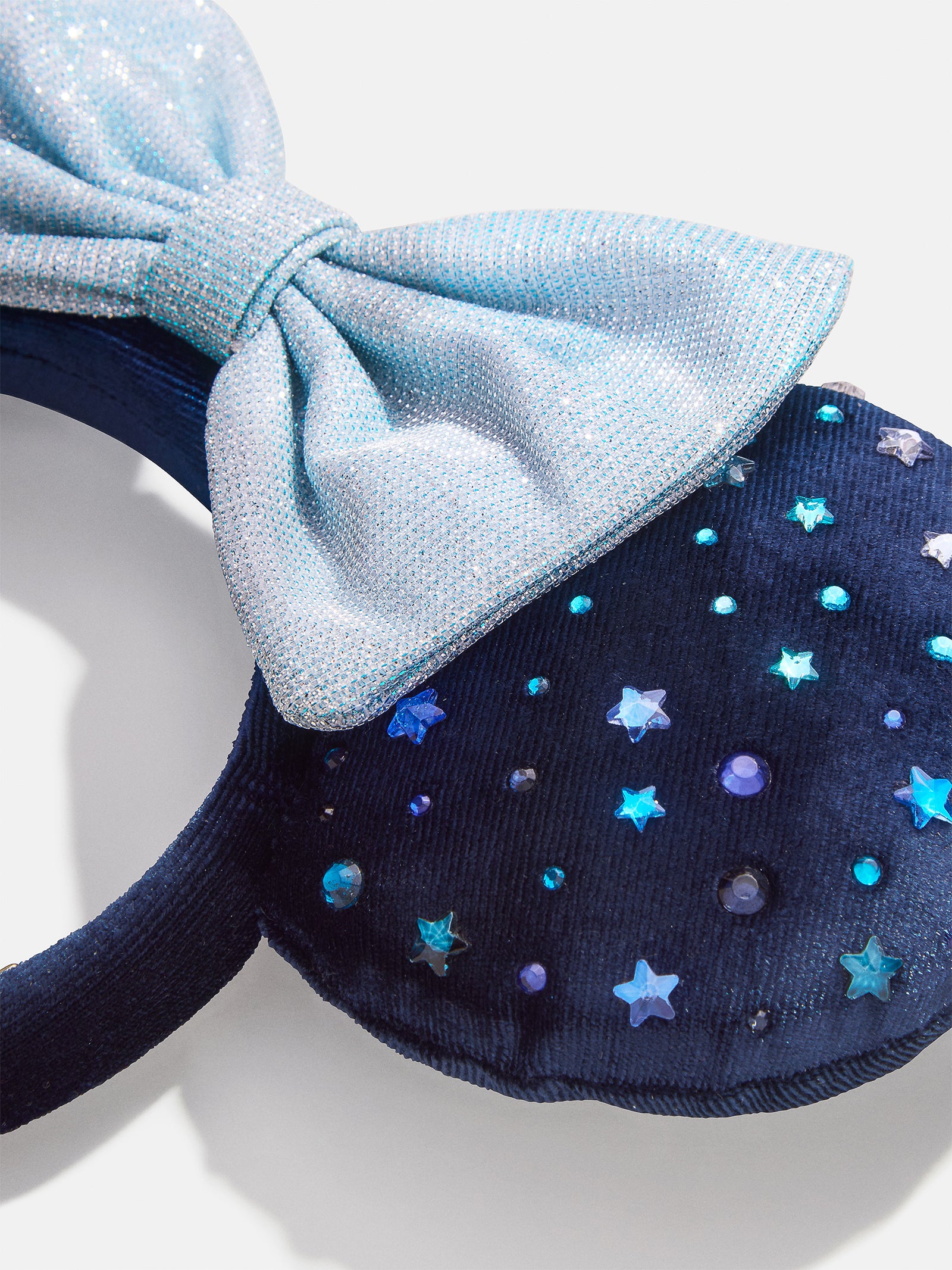 Premium Minnie Mouse Blue Ears Headband - Disney Magic Accessory