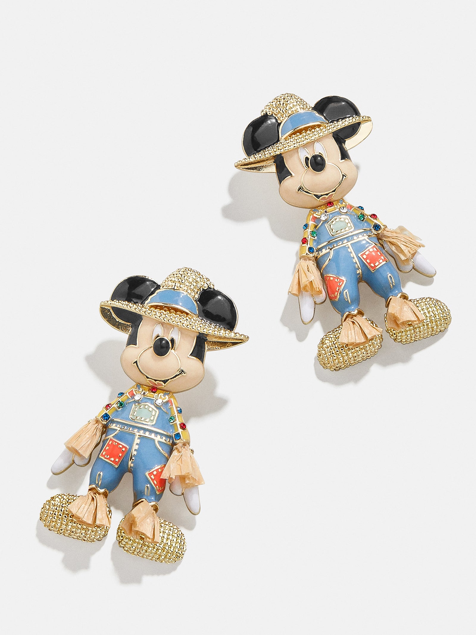 Premium Mickey Mouse Disney Scarecrow Earrings - Ultimate Fall Style