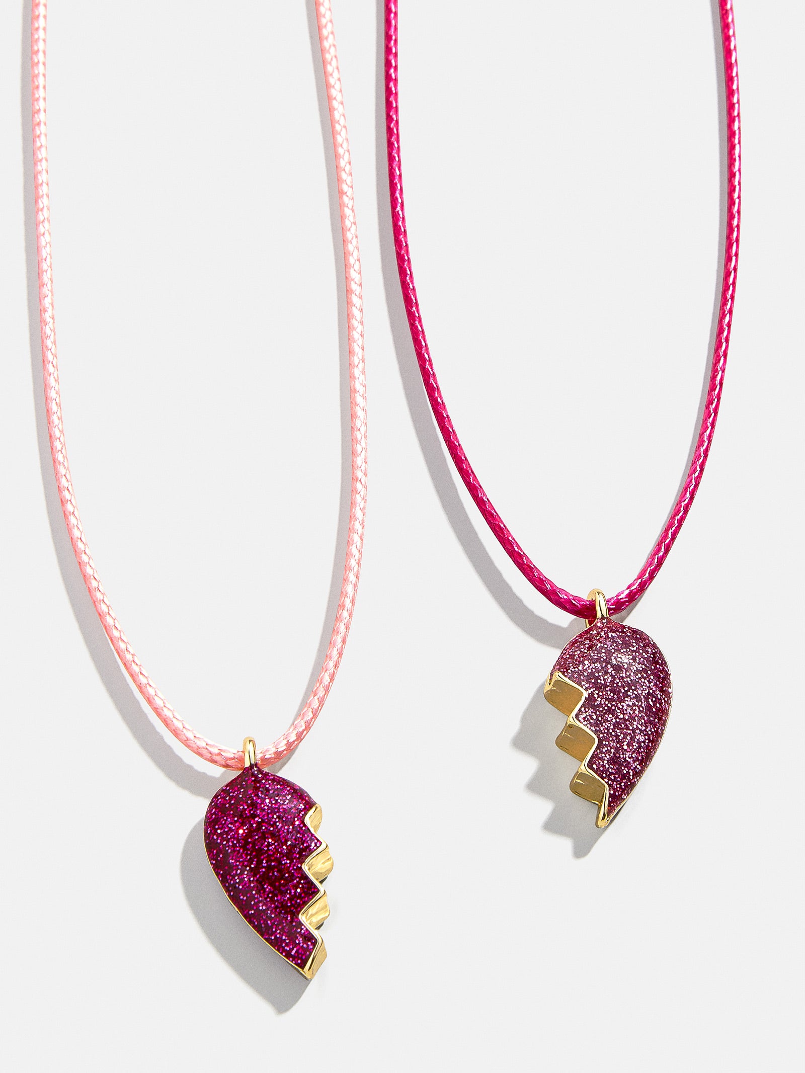 Premium Kids' Heart BFF Necklace Set - Ultimate Split Heart Design