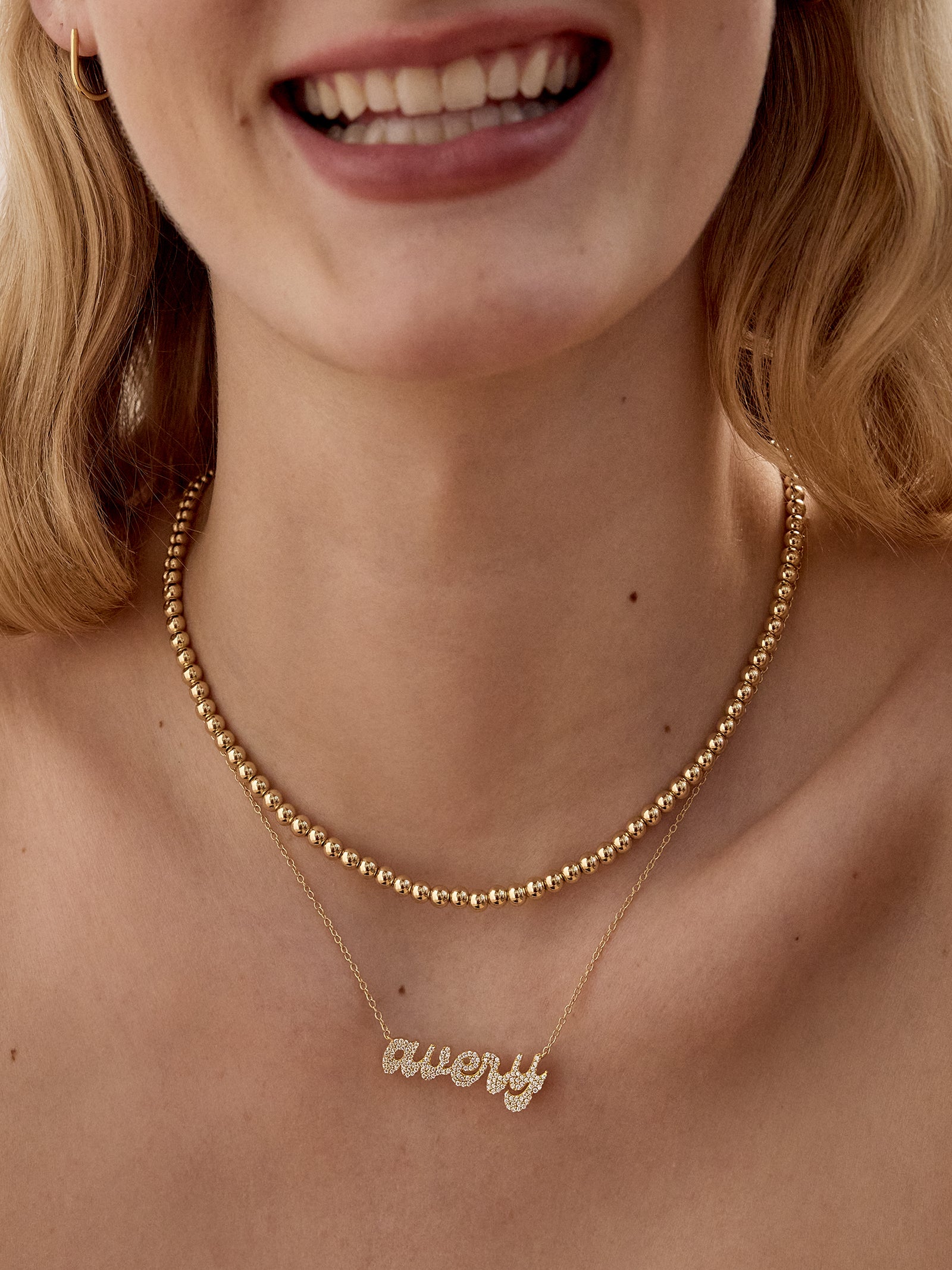 Premium 18K Gold Paris Custom Nameplate Necklace - Ultimate Personalization