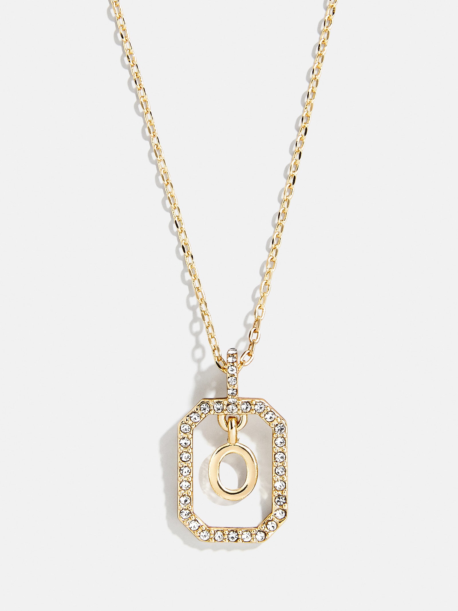 Premium Alicia Initial Necklace - Gold & Pavé Crystal Design