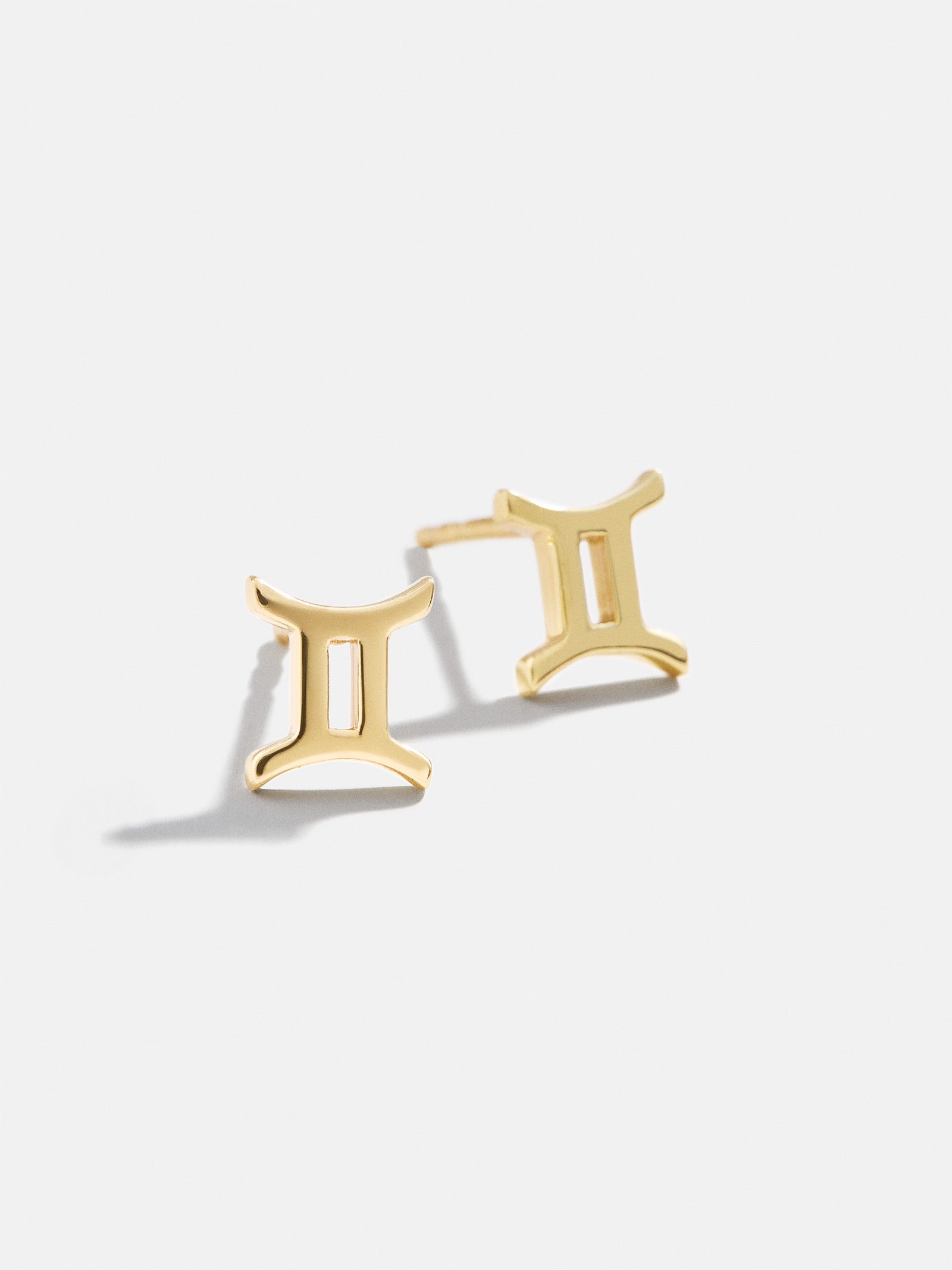 Premium 18K Gold Zodiac Stud Earrings - Gold Plated Sterling Silver