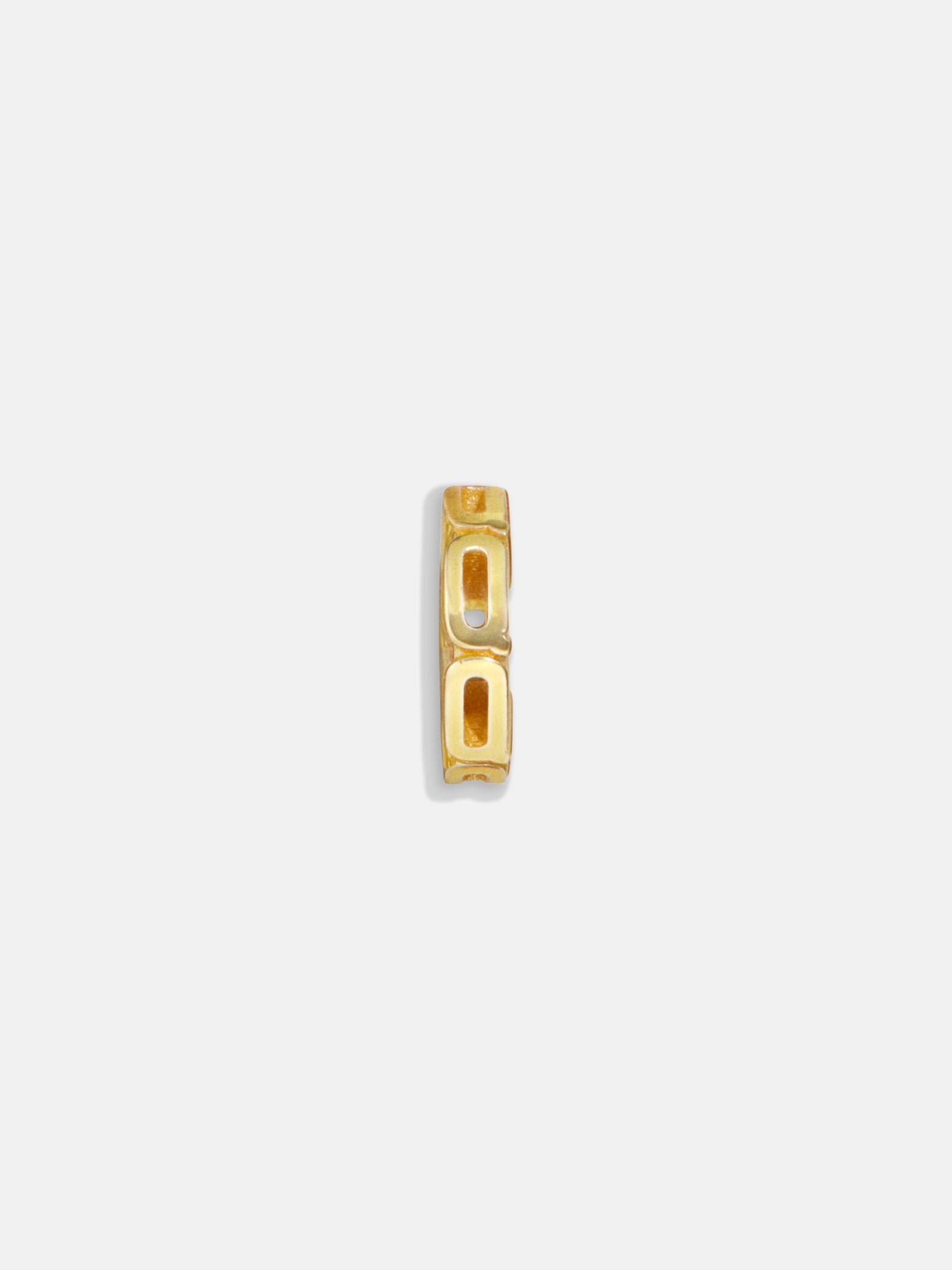 Premium Gold Initial Bead Charm - Modern Layering Essential