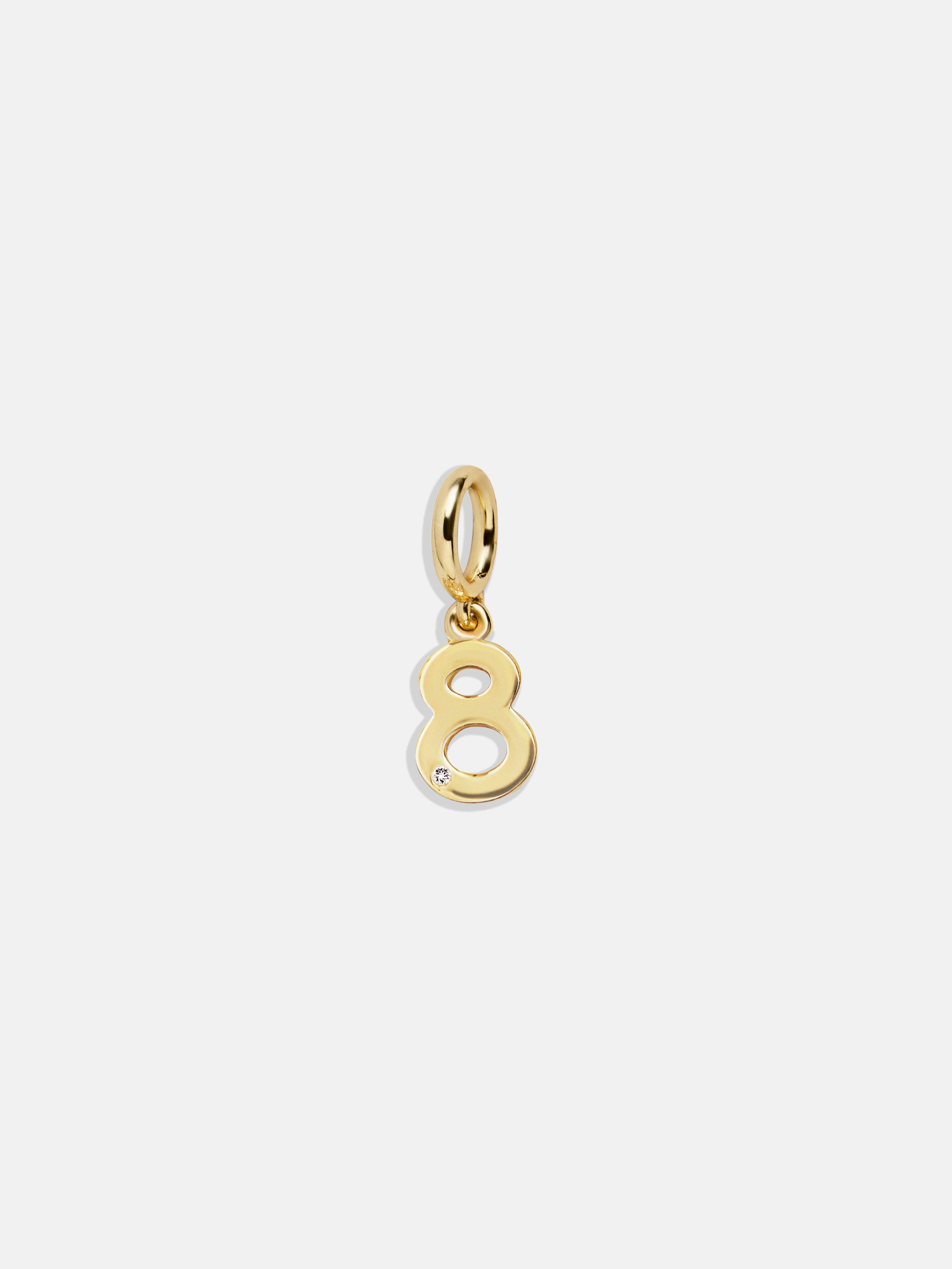 Premium Gold Number Cluster Charm - Modern Layering Essential