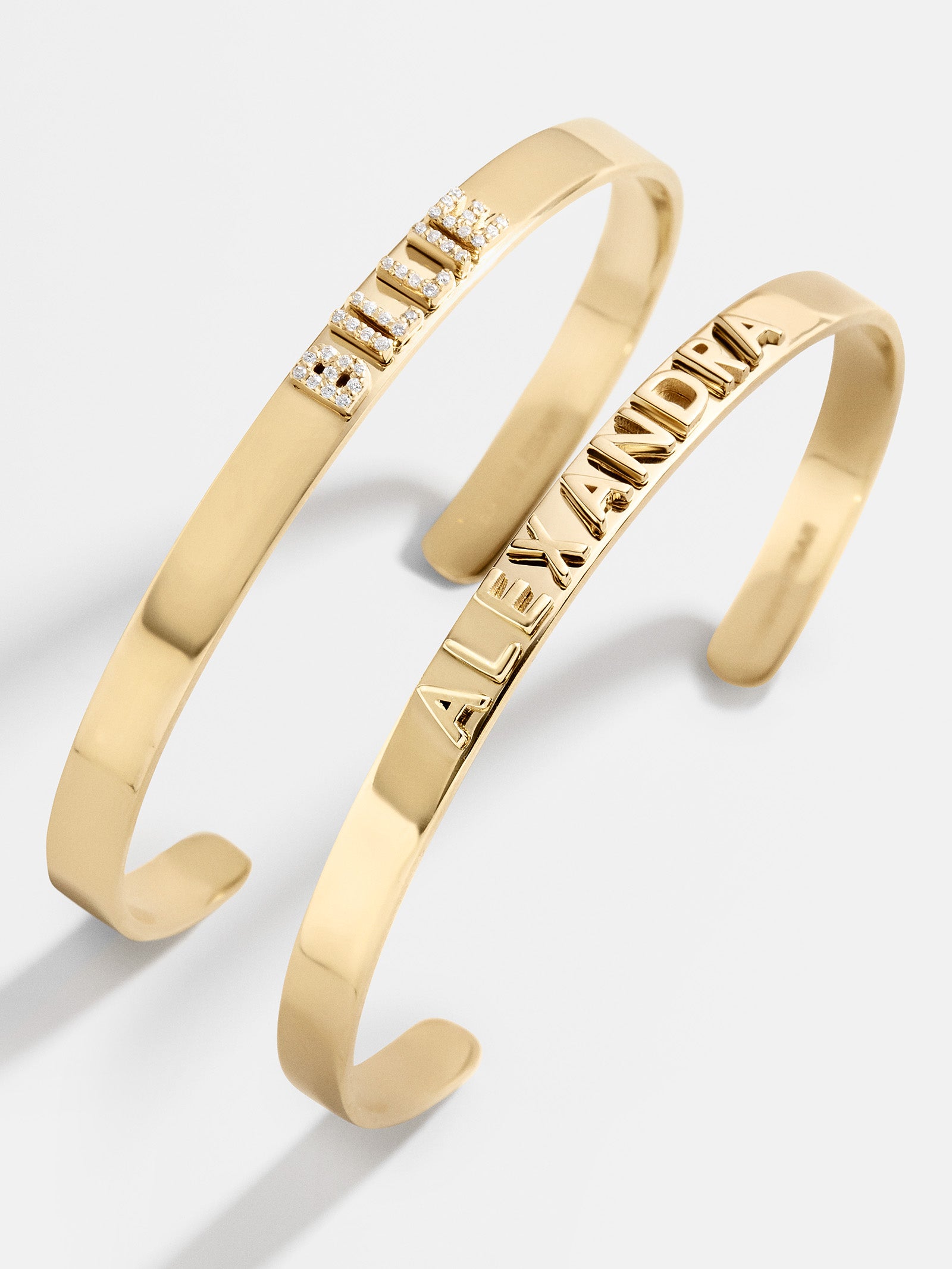 Premium 18K Gold Personalized Cuff Bracelet - Ultimate Custom Style