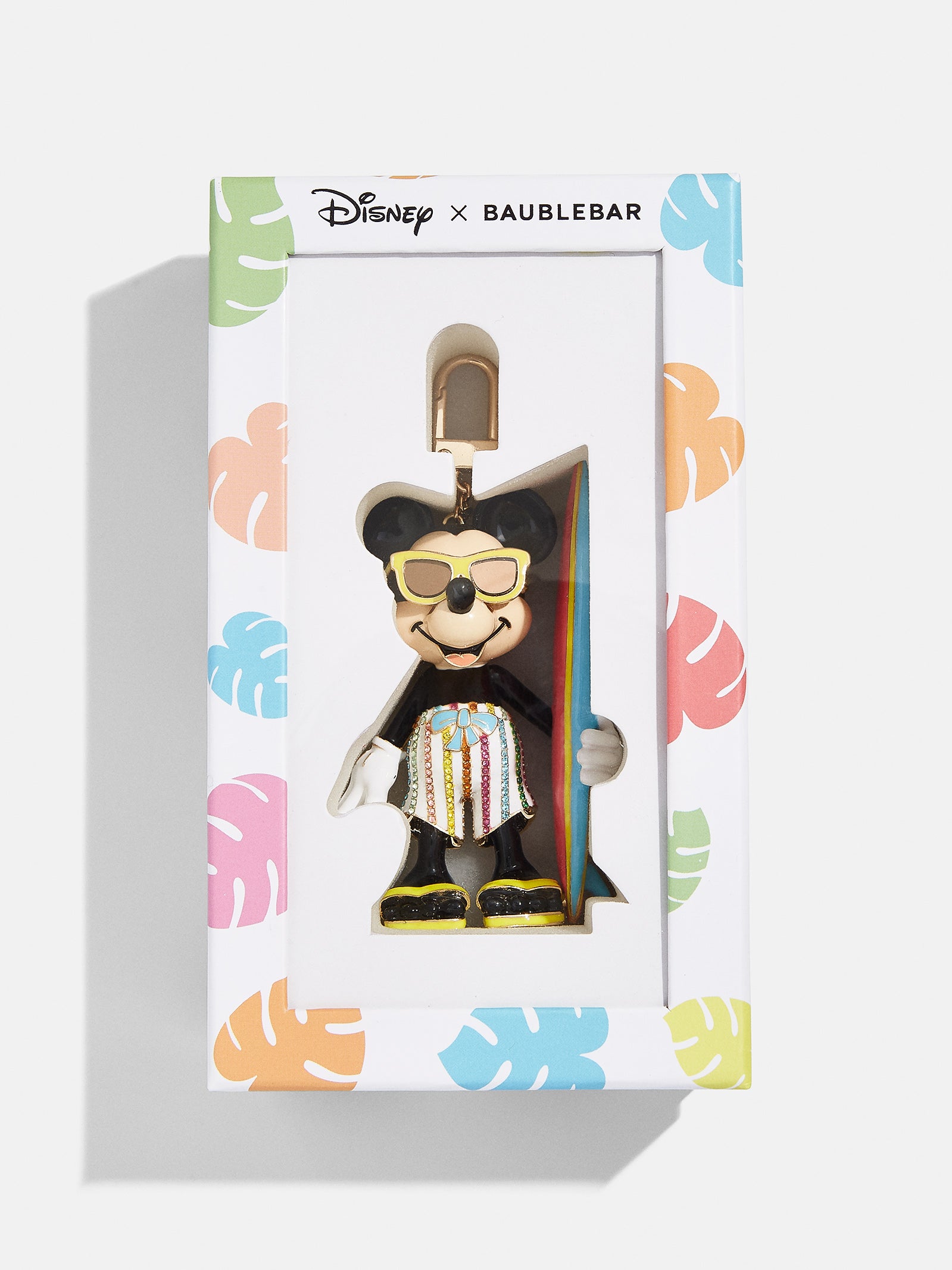 Premium Mickey Mouse Surf's Up Bag Charm - Disney Keychain