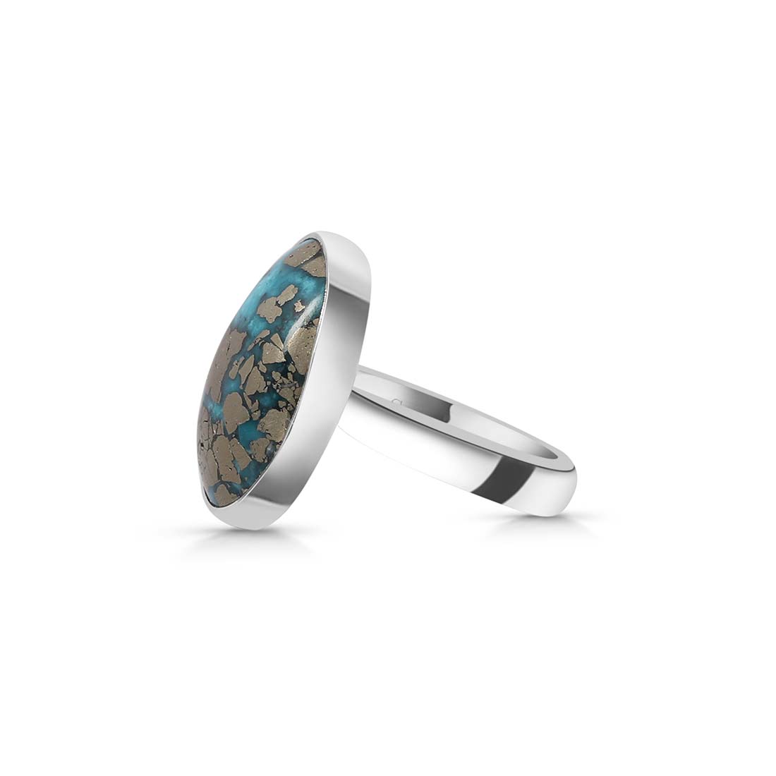 Premium Turquoise Adjustable Statement Ring - TRQ-R-201