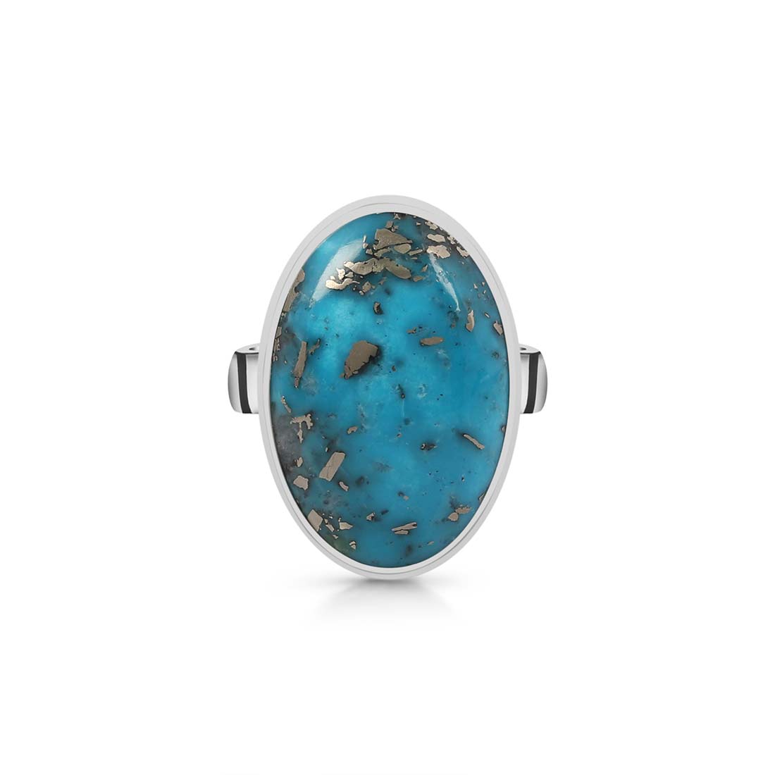 Premium Turquoise Statement Ring - Adjustable Design (TRQ-R-169)