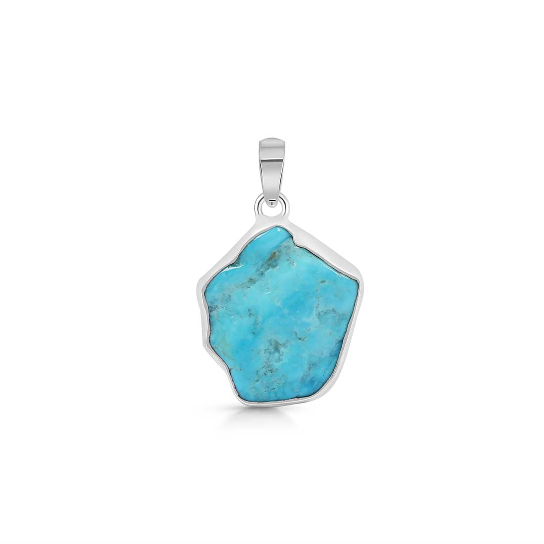 Premium Turquoise Rough Pendant - Sagacia Jewelry (TRQ-P-55)