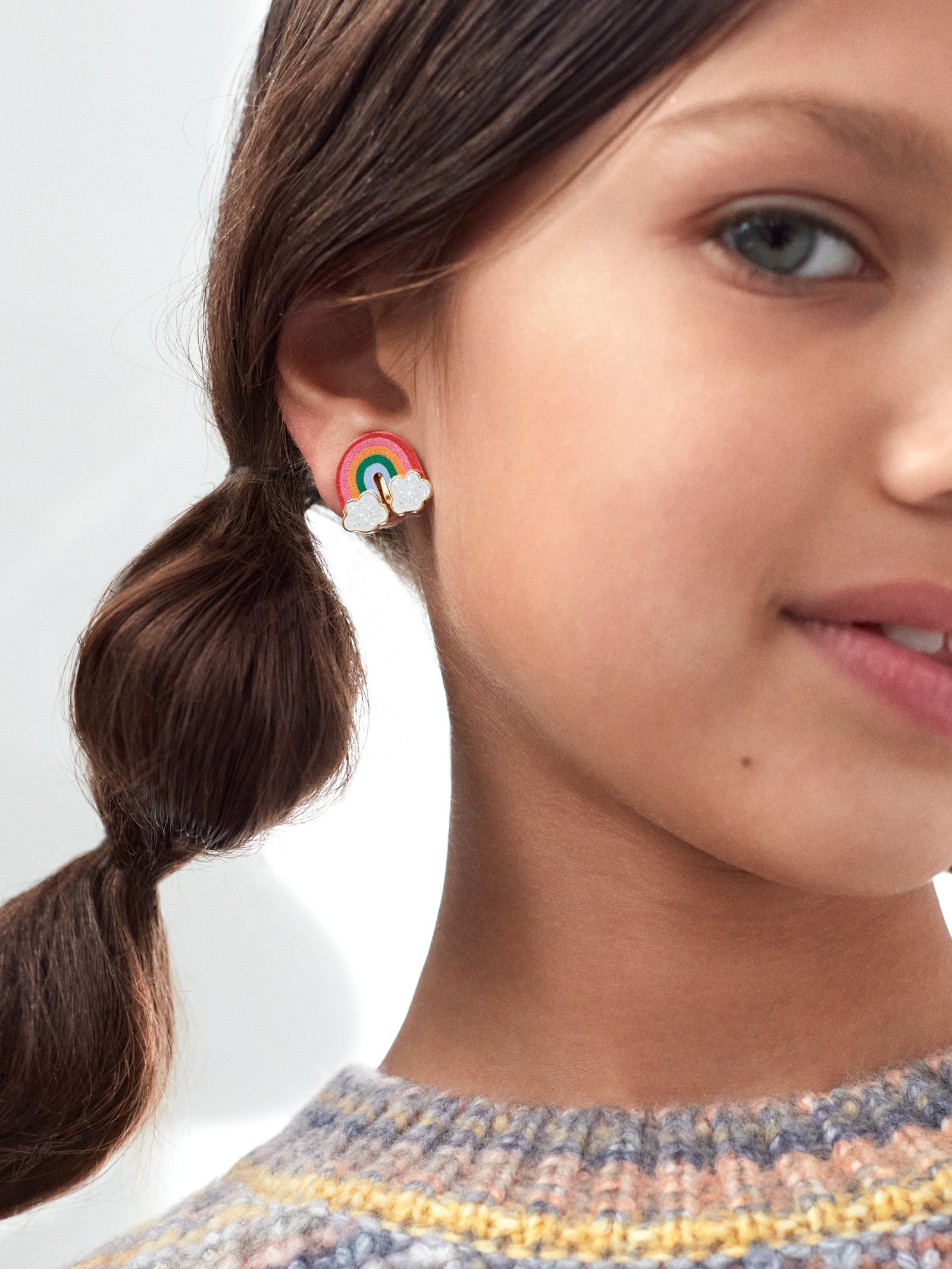 Ultimate Rainbows & Unicorns Kids' Earring Set - Premium Sparkle Collection