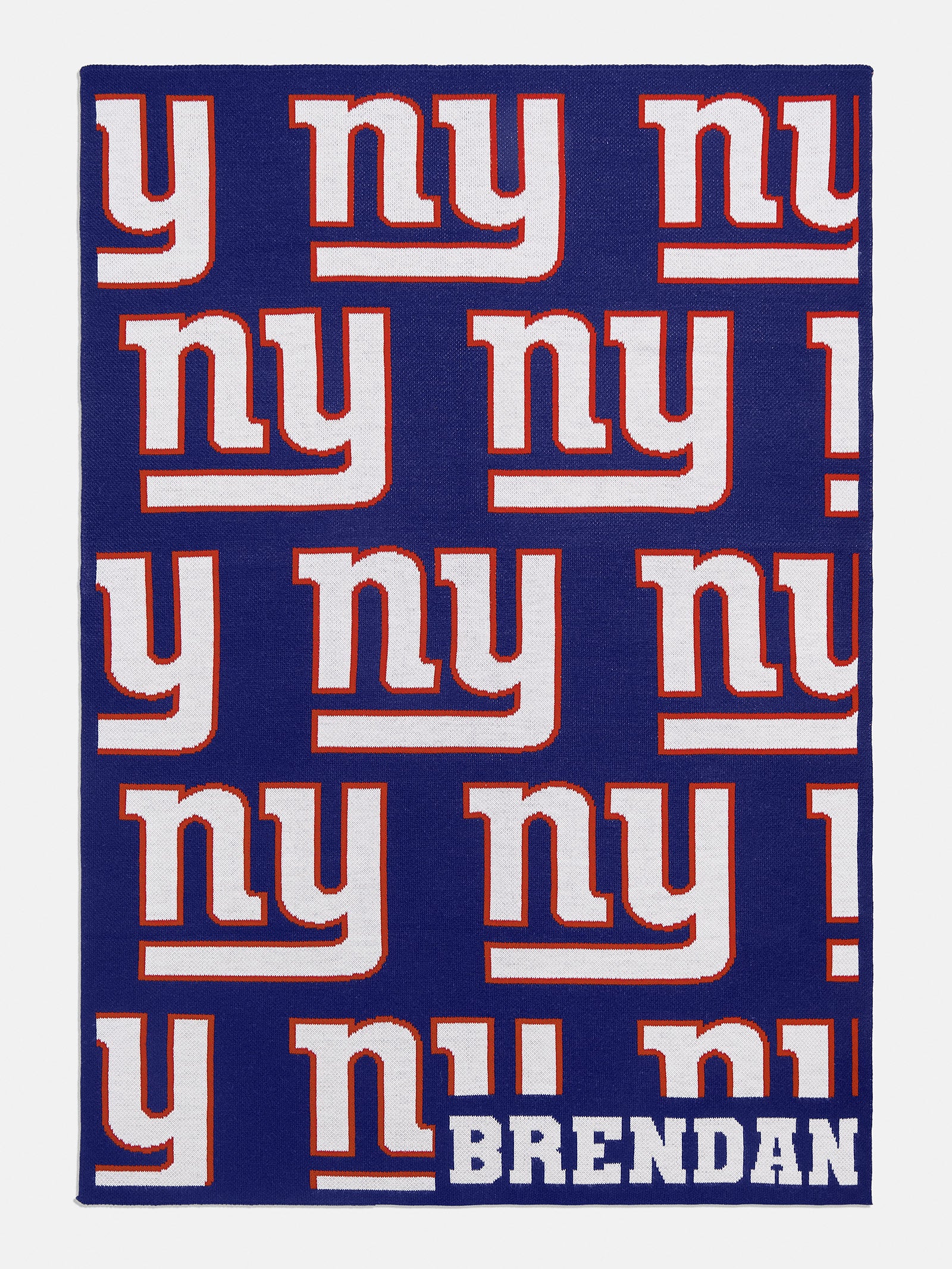 Premium New York Giants NFL Custom Blanket - Navy All Over Print