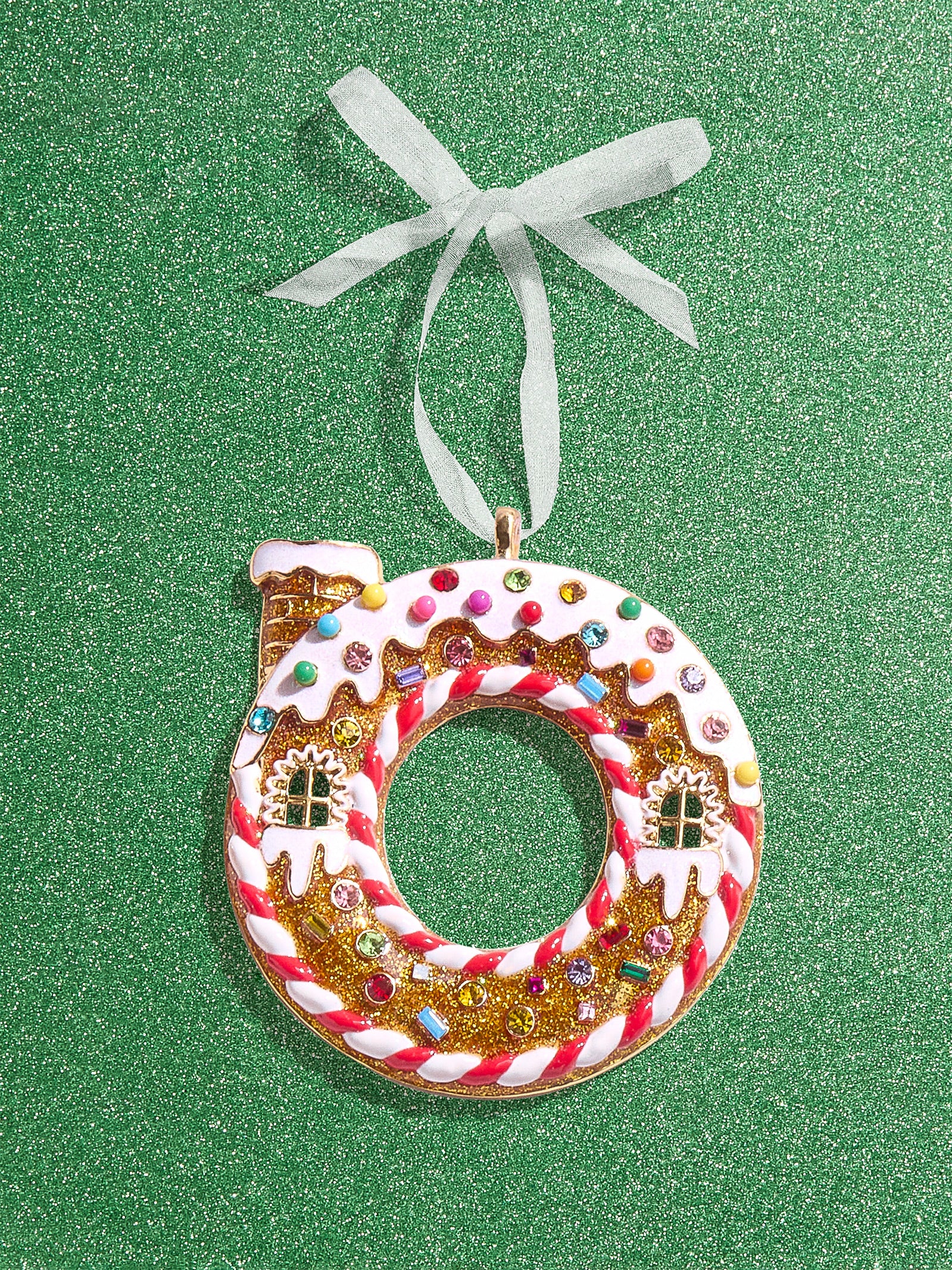 Premium Gingerbread Initial Ornament - Personalize Your Holiday Magic