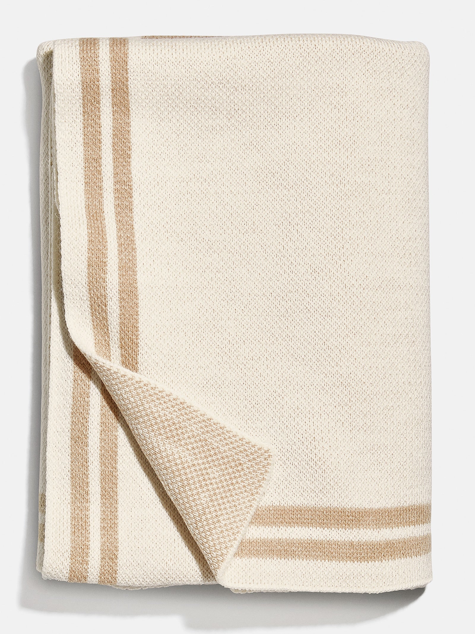 Premium Personalized Stripes Blanket - Beige/Tan