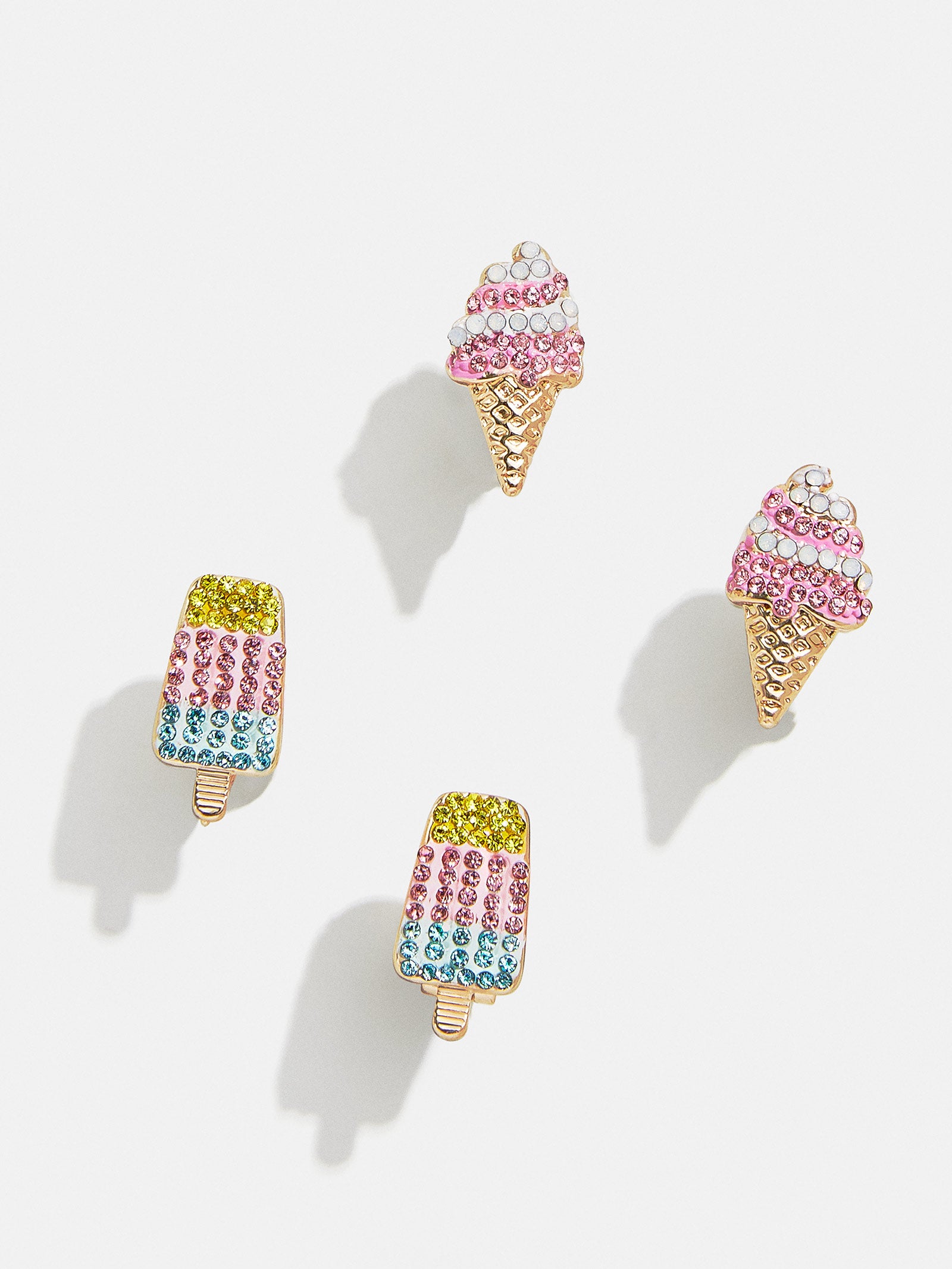 Ultimate I Scream, You Scream Kids' Earrings - Sweet Popsicle & Ice Cream Set