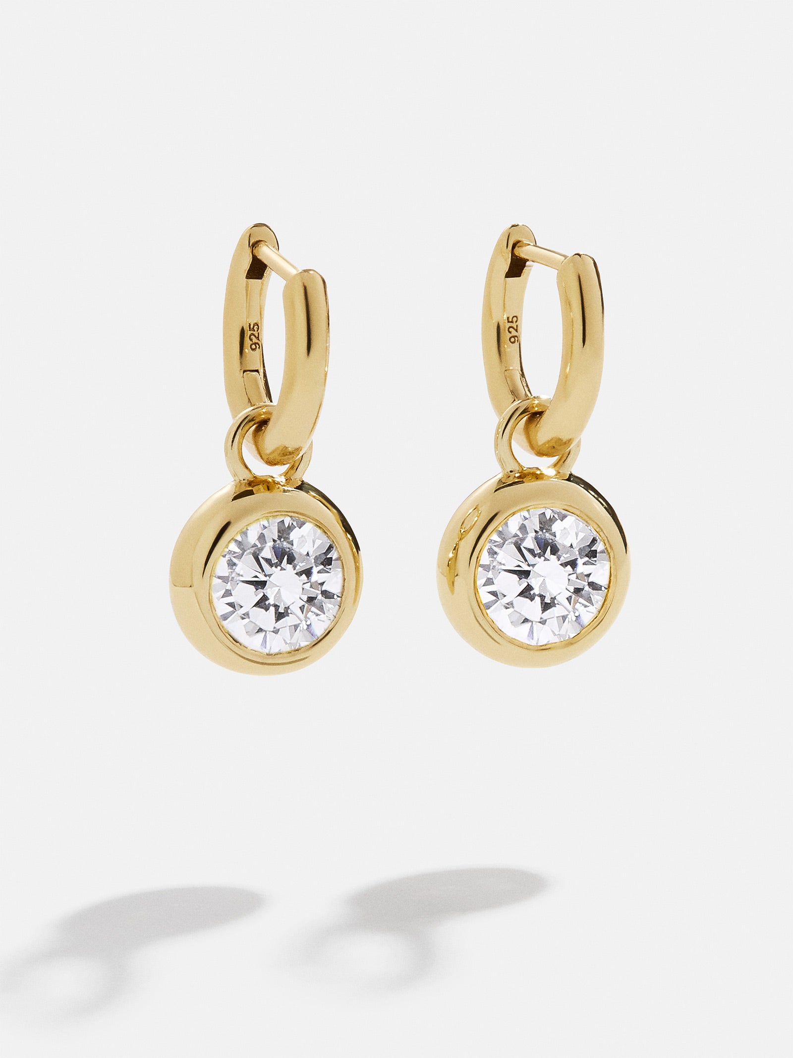 Premium 18K Gold Birthstone Drop Earrings - Personalized Crystal Elegance