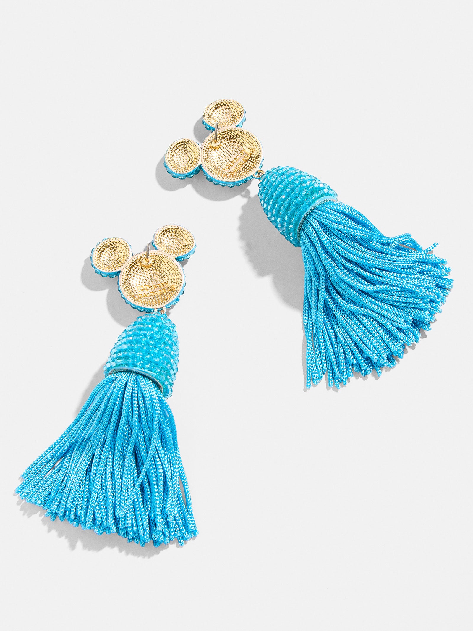 Premium Disney Mickey Mouse Tassel Earrings - Blue | Ultimate Style Statement