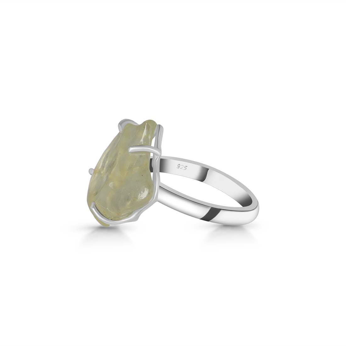 Premium Libyan Desert Glass Statement Ring - LDG-R-35