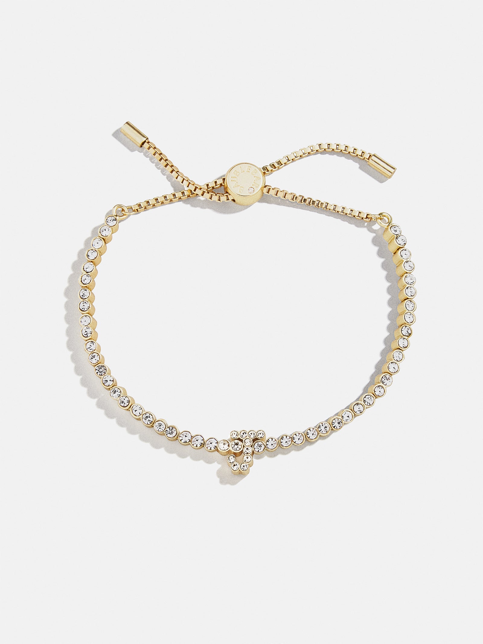 Premium Tennis Initial Bracelet - Gold & Pavé