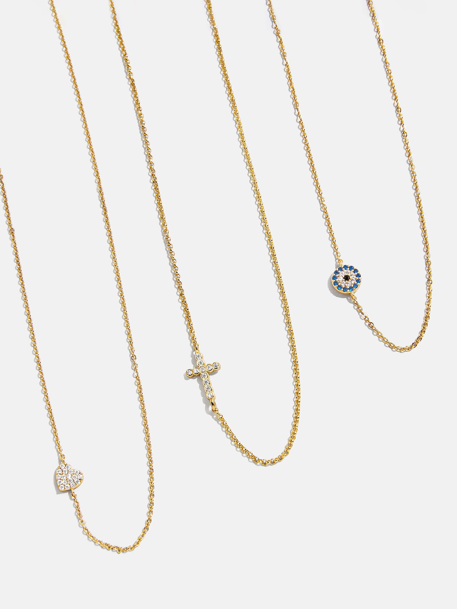 Premium 18K Gold Asymmetrical Cross Necklace - Faith-Inspired Jewelry