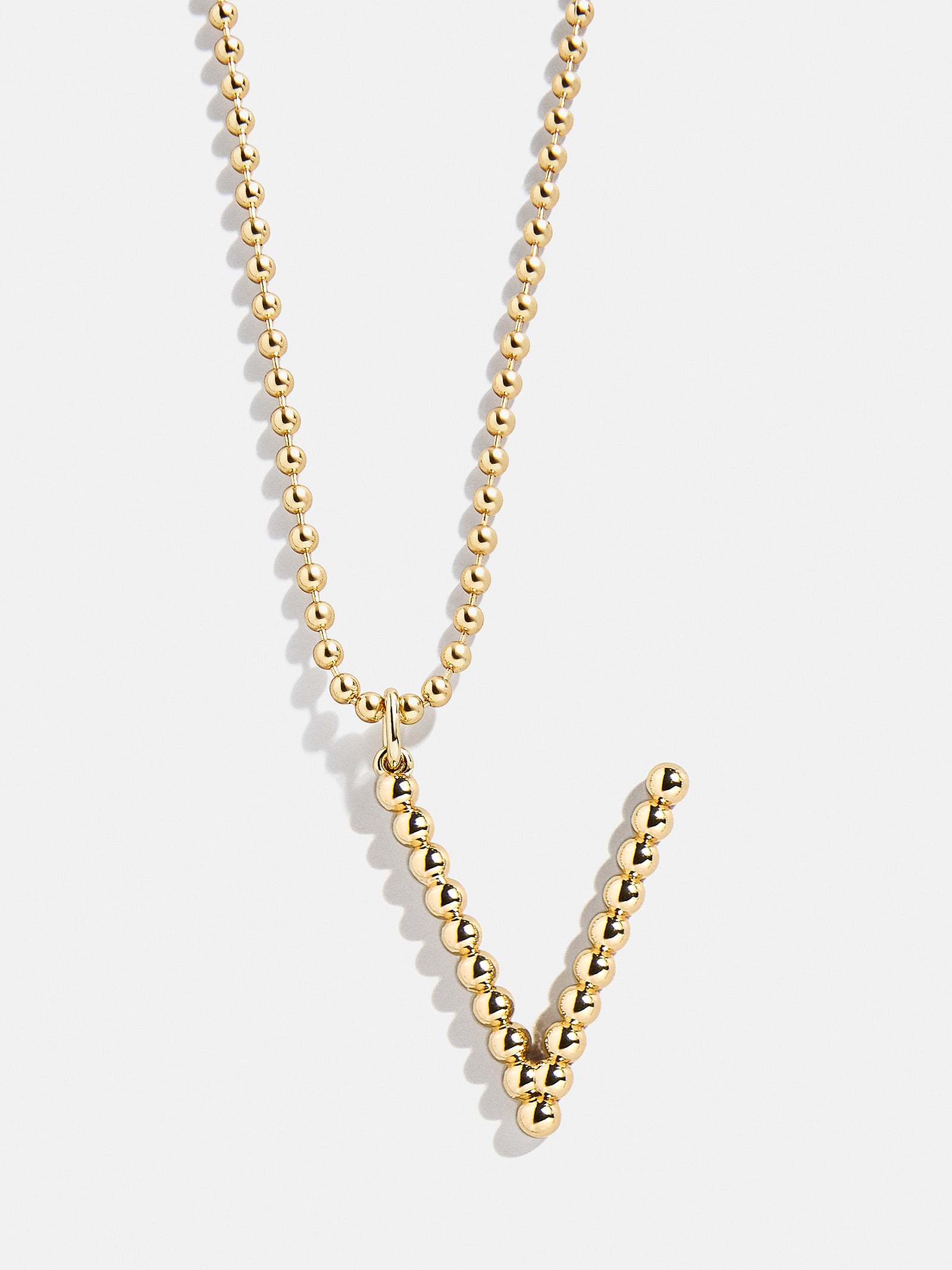 Ultimate Oversized Pisa Initial Necklace - Premium Gold