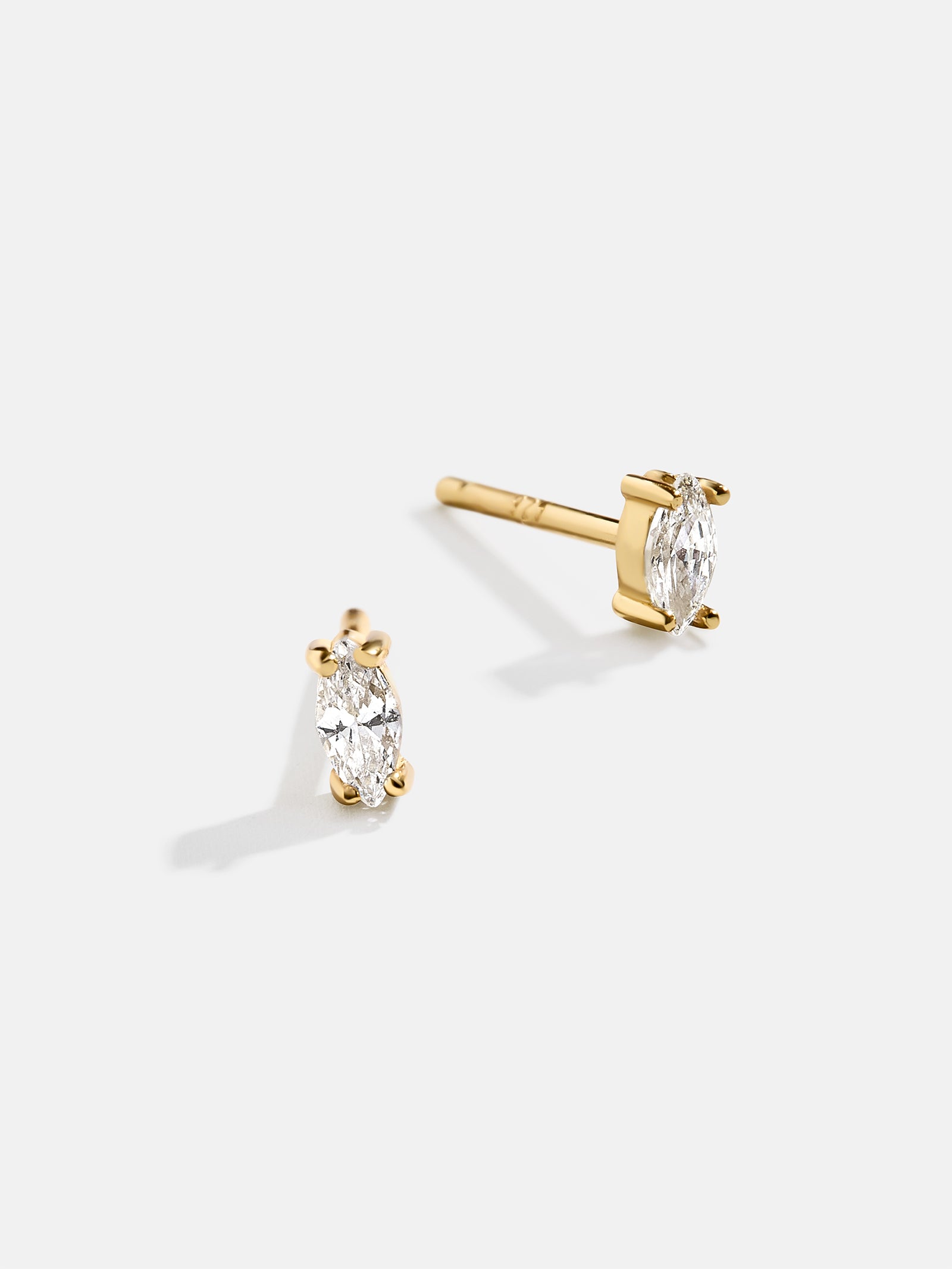 Premium Luna 18K Gold-Plated Kids' Earrings with Sparkling Cubic Zirconia