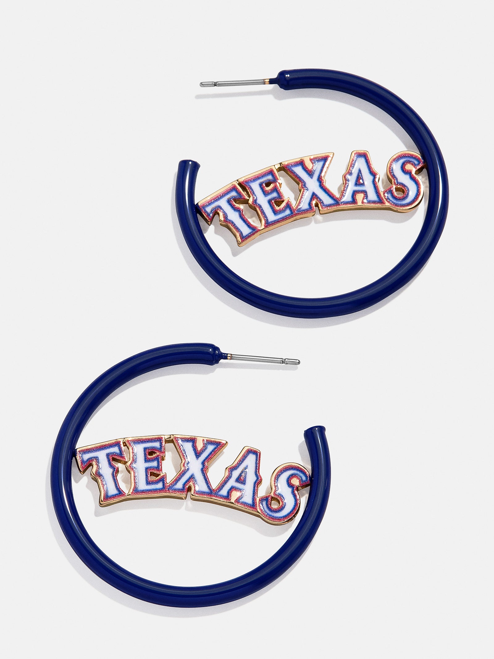 Premium MLB Enamel Hoops - Texas Rangers | Officially Licensed