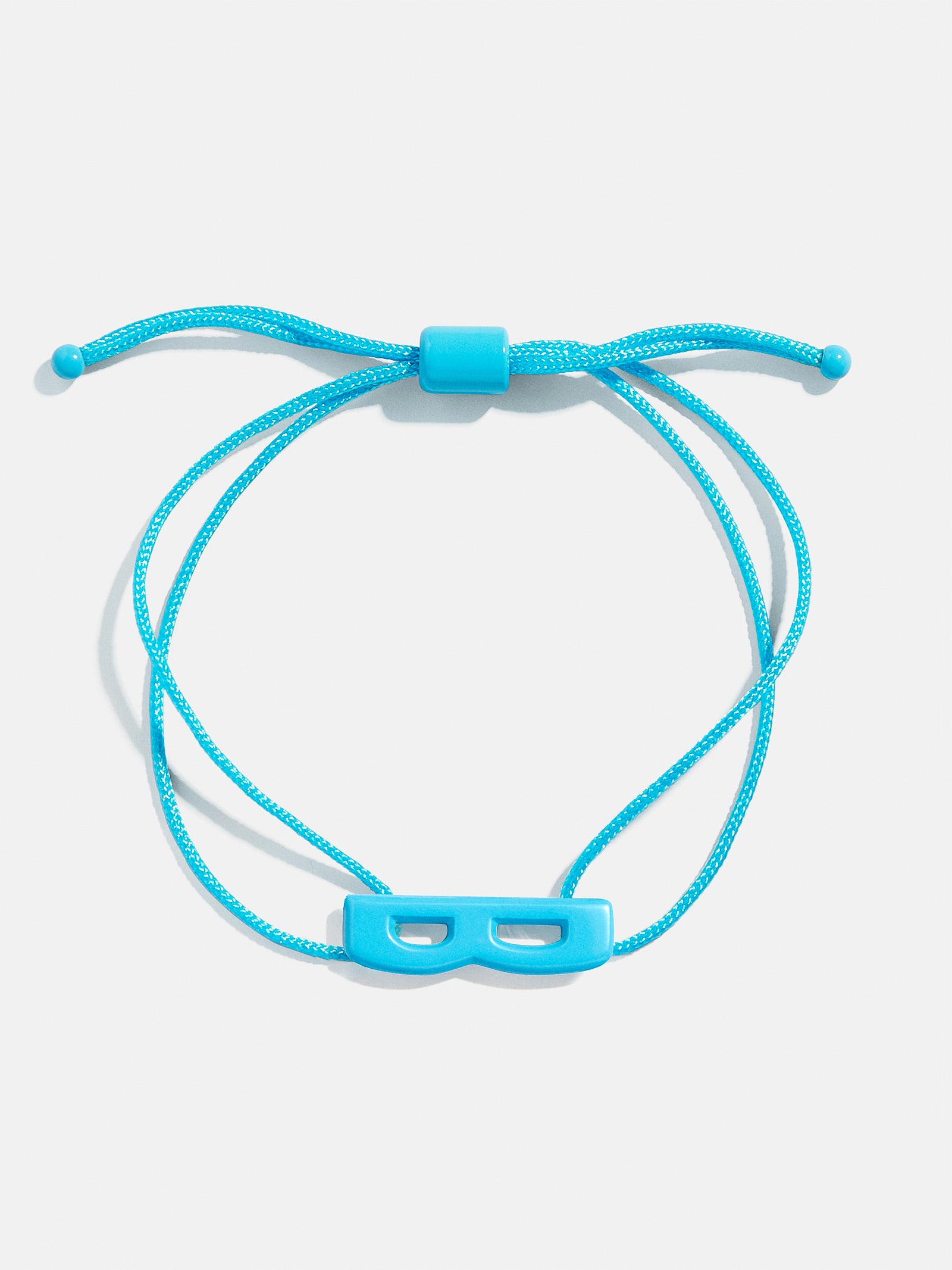 Premium Aqua East West Initial Cord Bracelet - Personalized Style