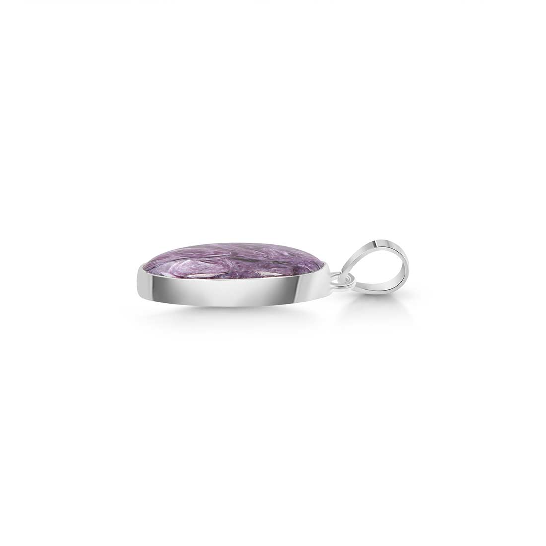 Premium Charoite Statement Pendant - CHR-P-52