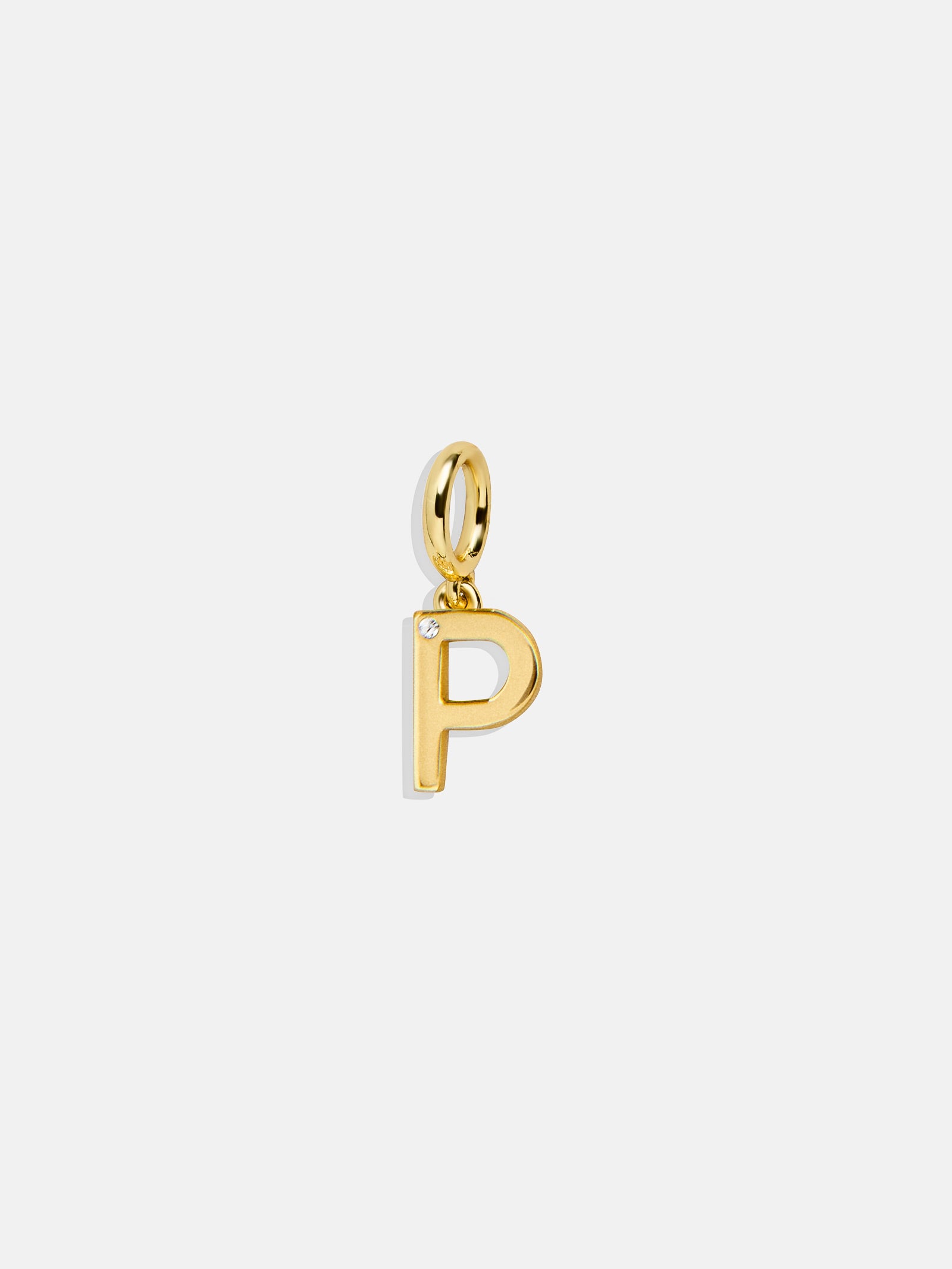 Premium Gold Initial Cluster Charm Necklace - Personalized