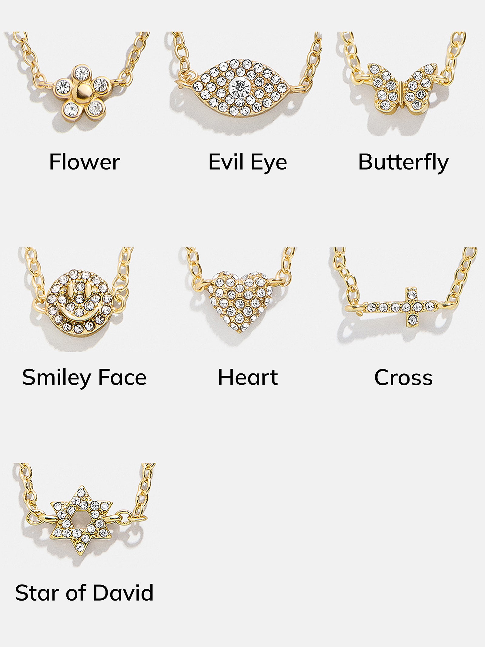 Premium Divine & Protected Necklace - Smiley Face Charm