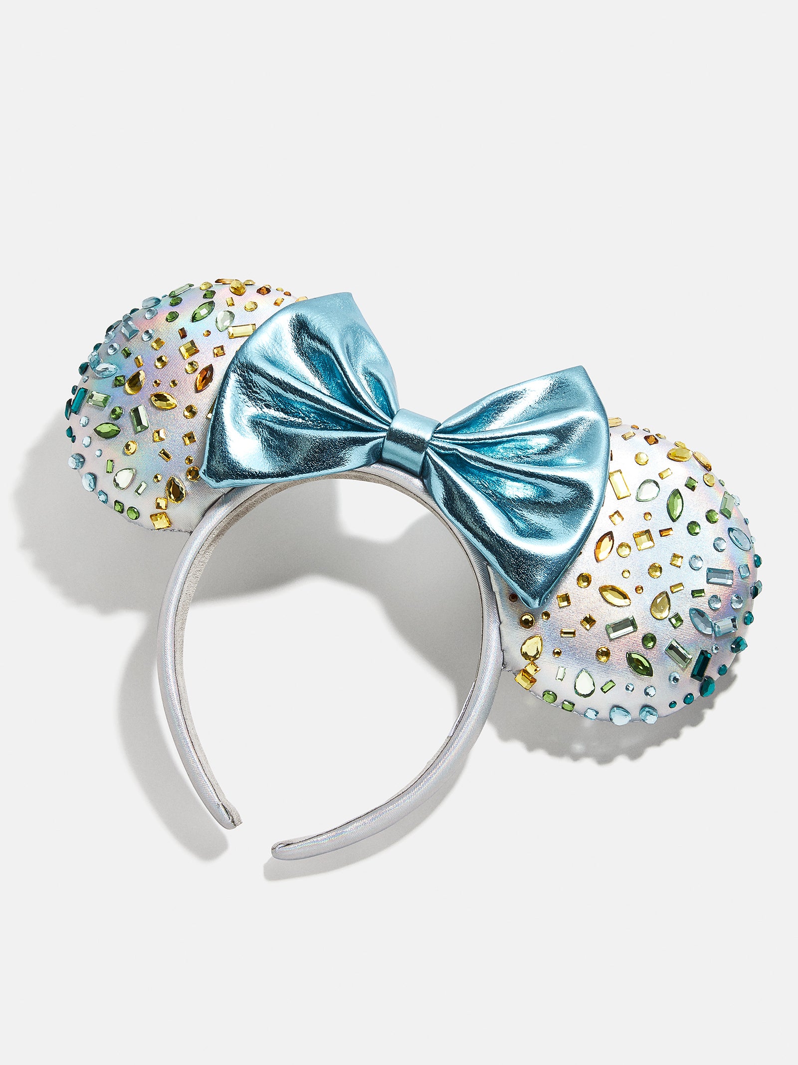 Premium Disney Minnie Mouse Iridescent Headband with Glittering Gemstones