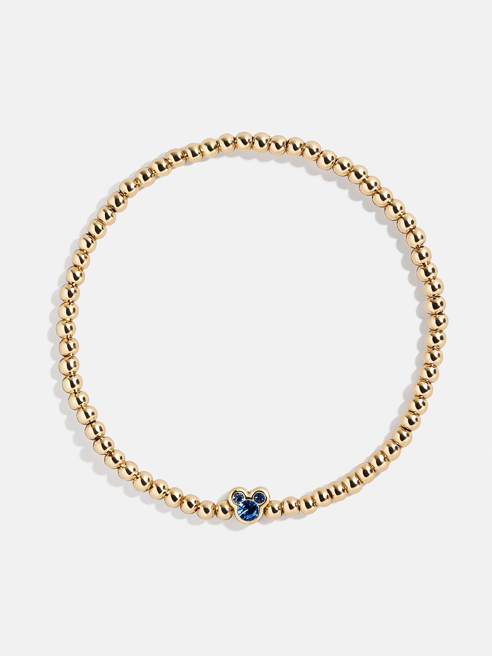 Premium Disney Mickey Mouse Birthstone Pisa Bracelet - Sapphire Edition