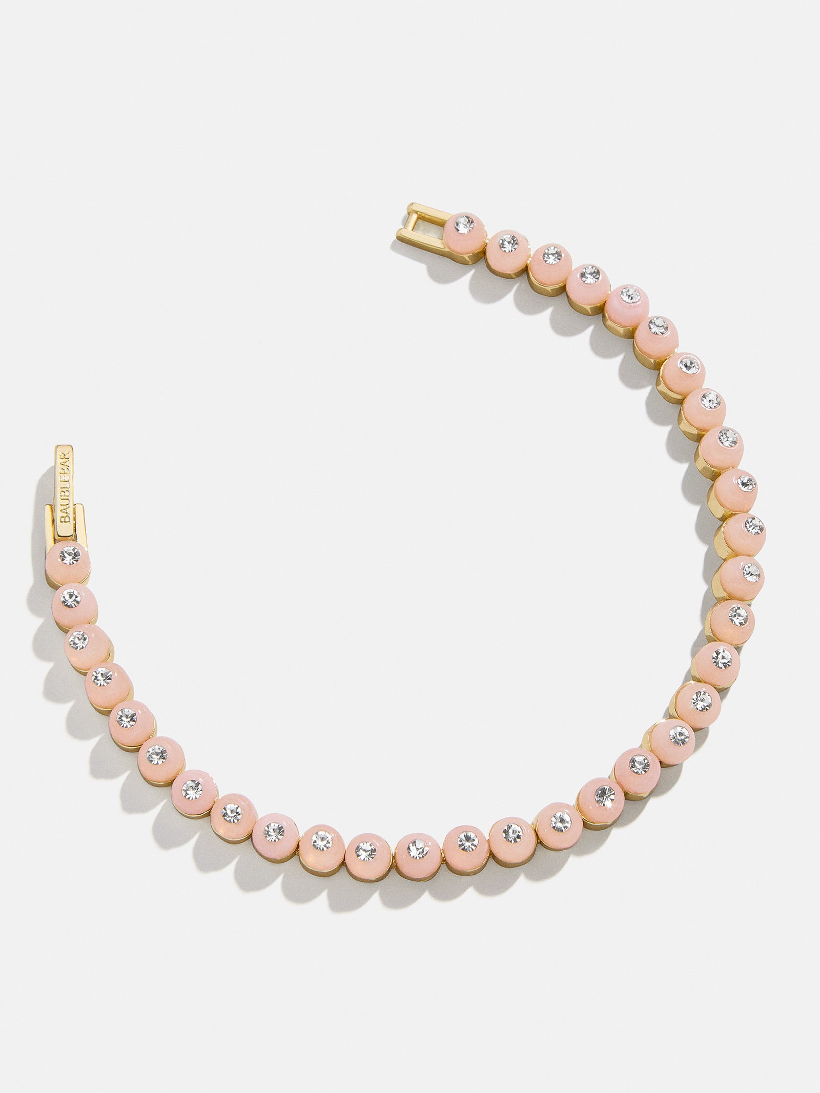 Premium Brielle Tennis Bracelet - Blush Elegance