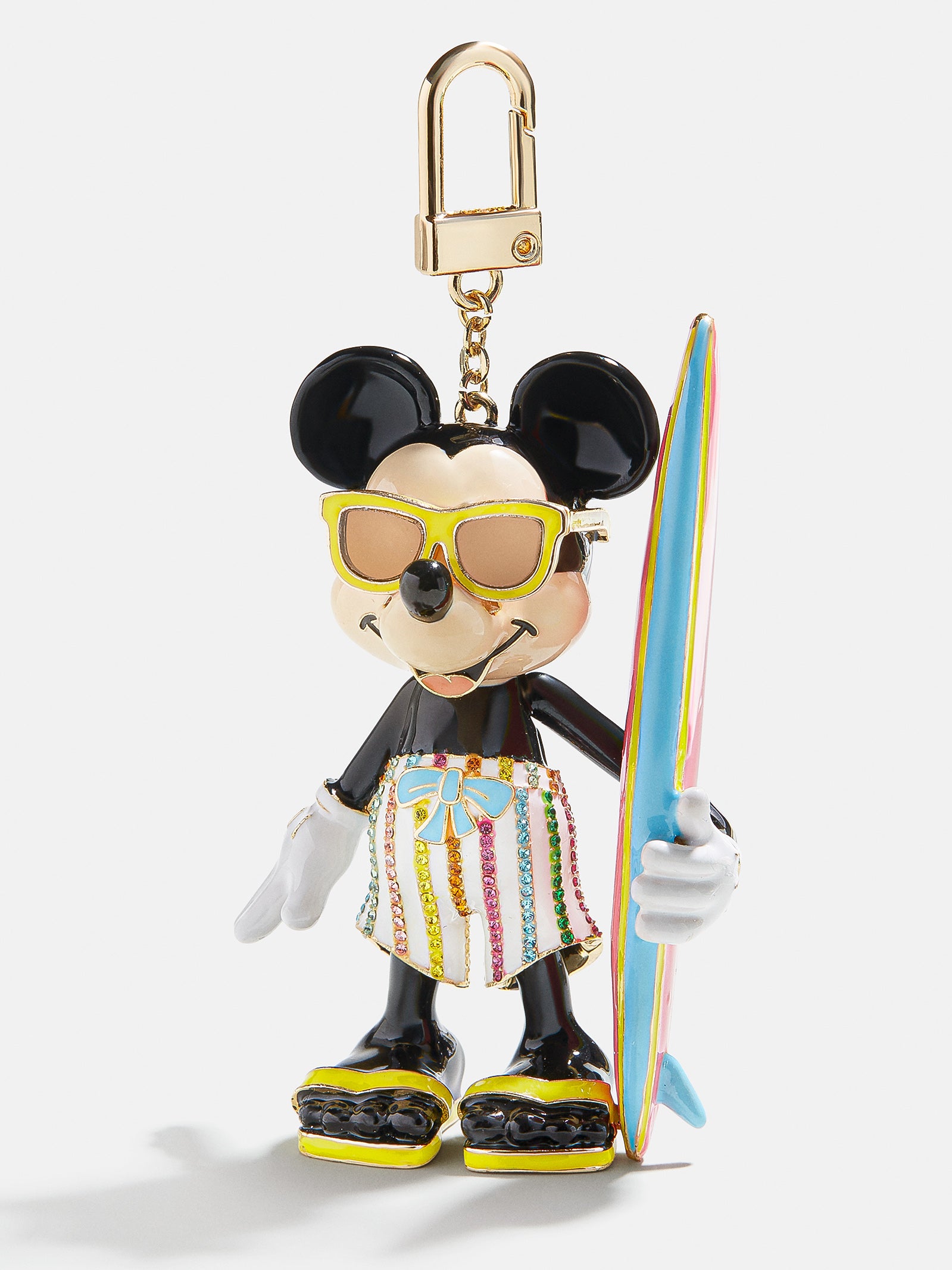 Premium Mickey Mouse Surf's Up Bag Charm - Disney Keychain