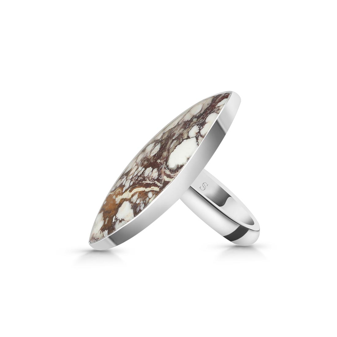 Premium Wild Horse Jasper Adjustable Ring - Elegant & Healing (WOJ-R-51)