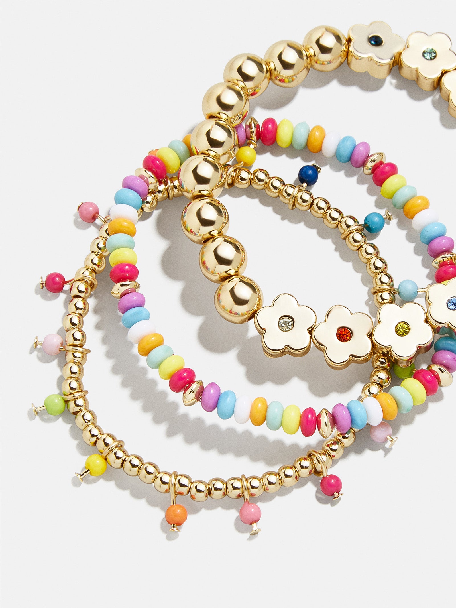 Ultimate Flower Power Kids' Bracelet Set - Creative Wrist Stacks for Little Stylists