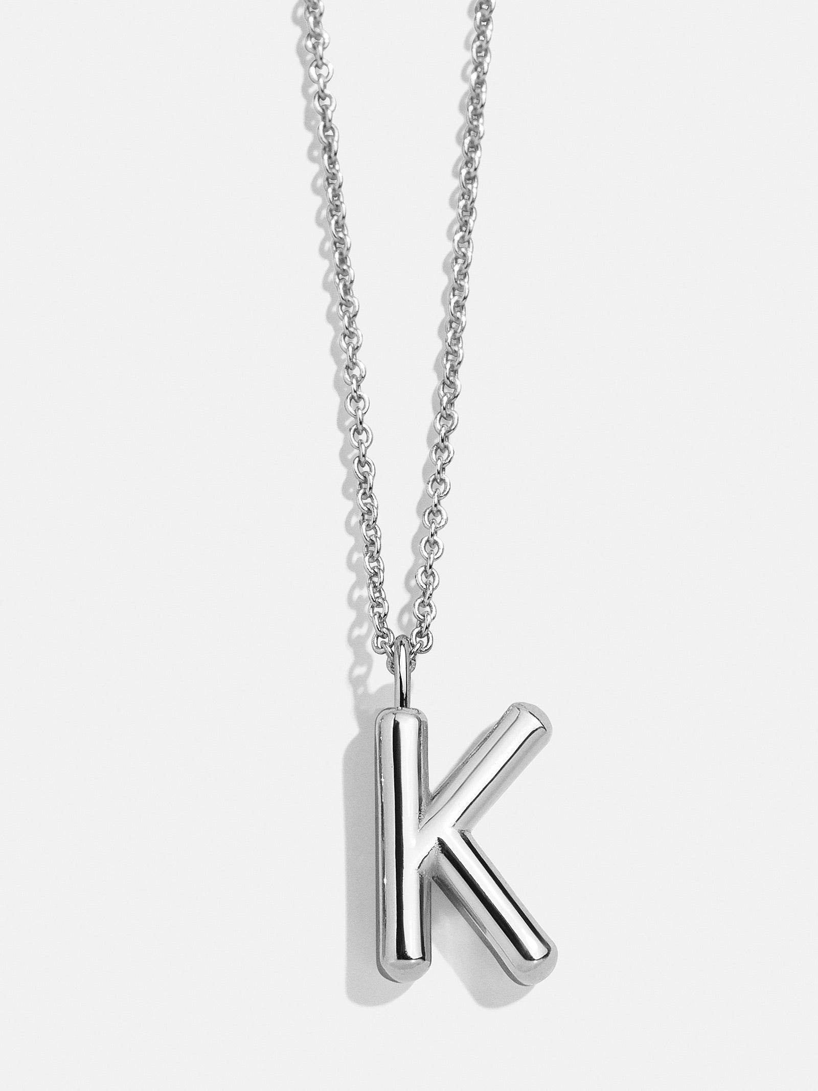 Premium Sterling Silver Custom Initial Necklace - Personalized Minimalist Jewelry