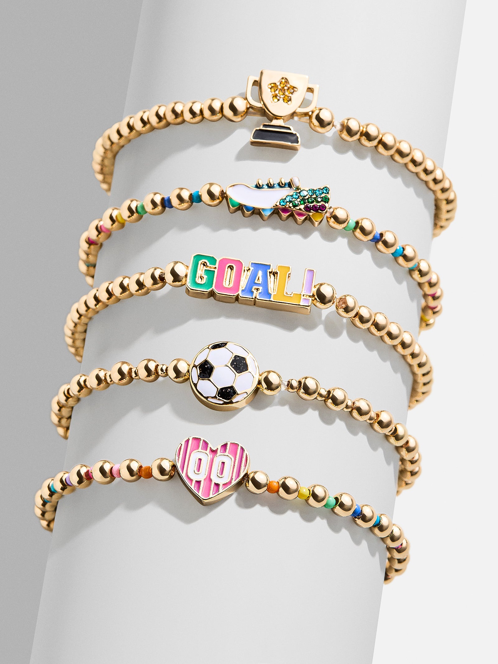 Ultimate Just For Kicks Kids' Pisa Soccer Bracelet Set - Perfect for Young Athletes