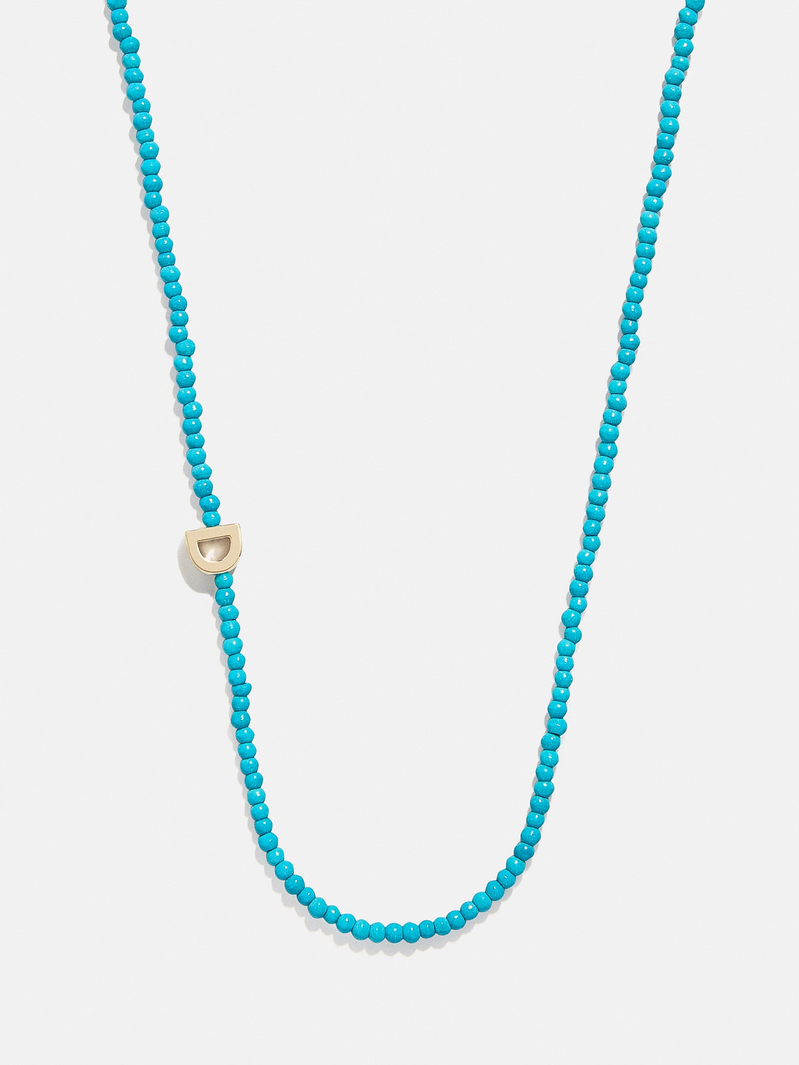 Premium Turquoise Initial Necklace - Personalized & Vibrant