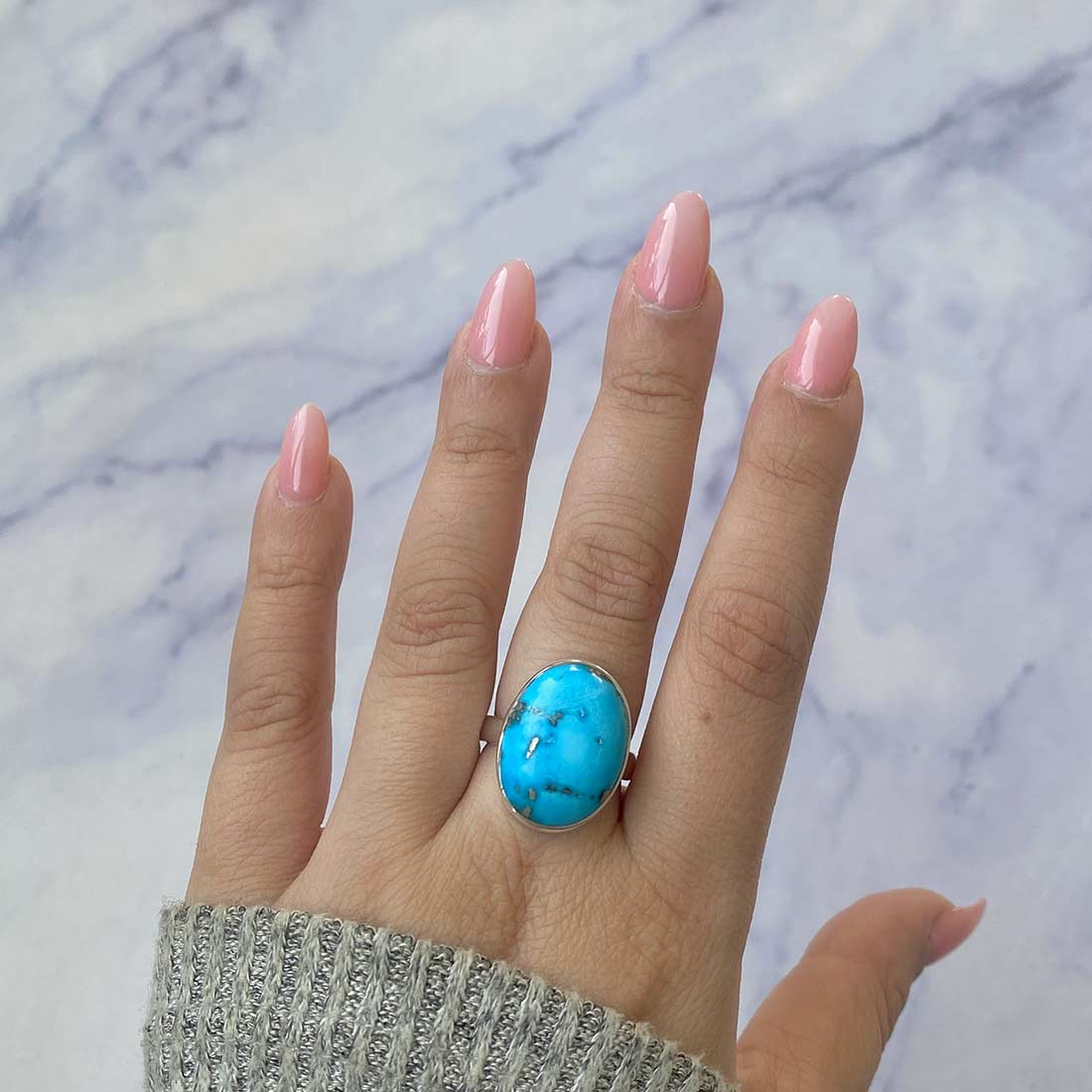 Premium Turquoise Adjustable Ring - Ultimate Elegance