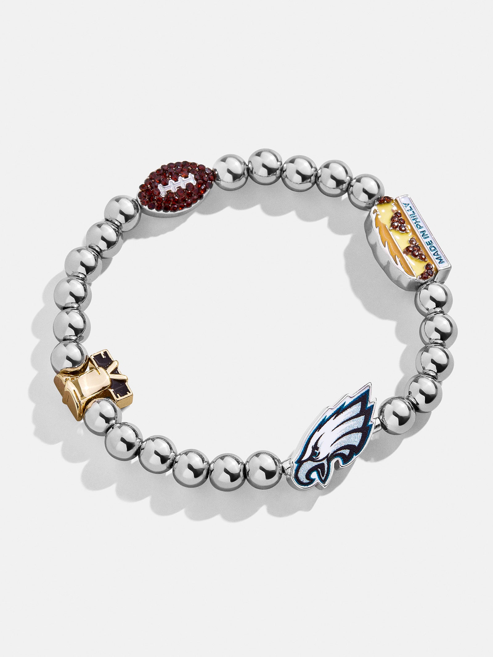 Premium Philadelphia Eagles NFL Charm Bracelet - Ultimate Fan Accessory