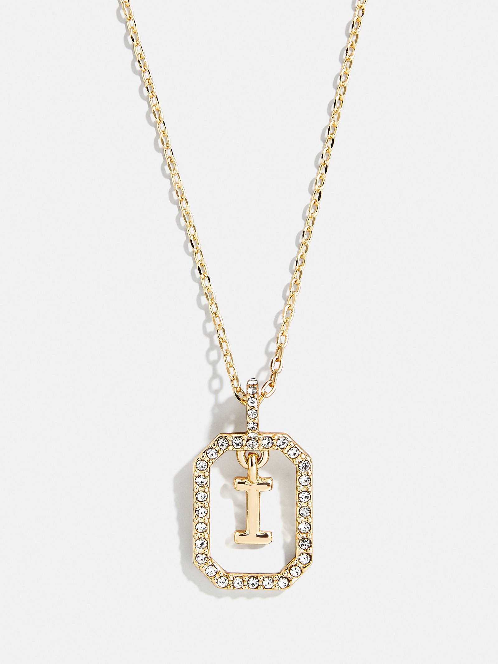 Premium Alicia Initial Necklace - Gold & Pavé Crystal Design