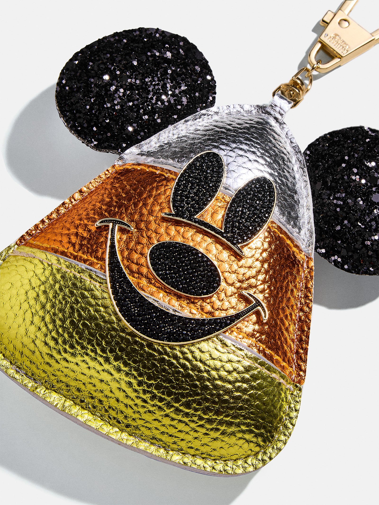 Disney Mickey Mouse Candy Corn Puffy Bag Charm - Halloween Magic Accessory