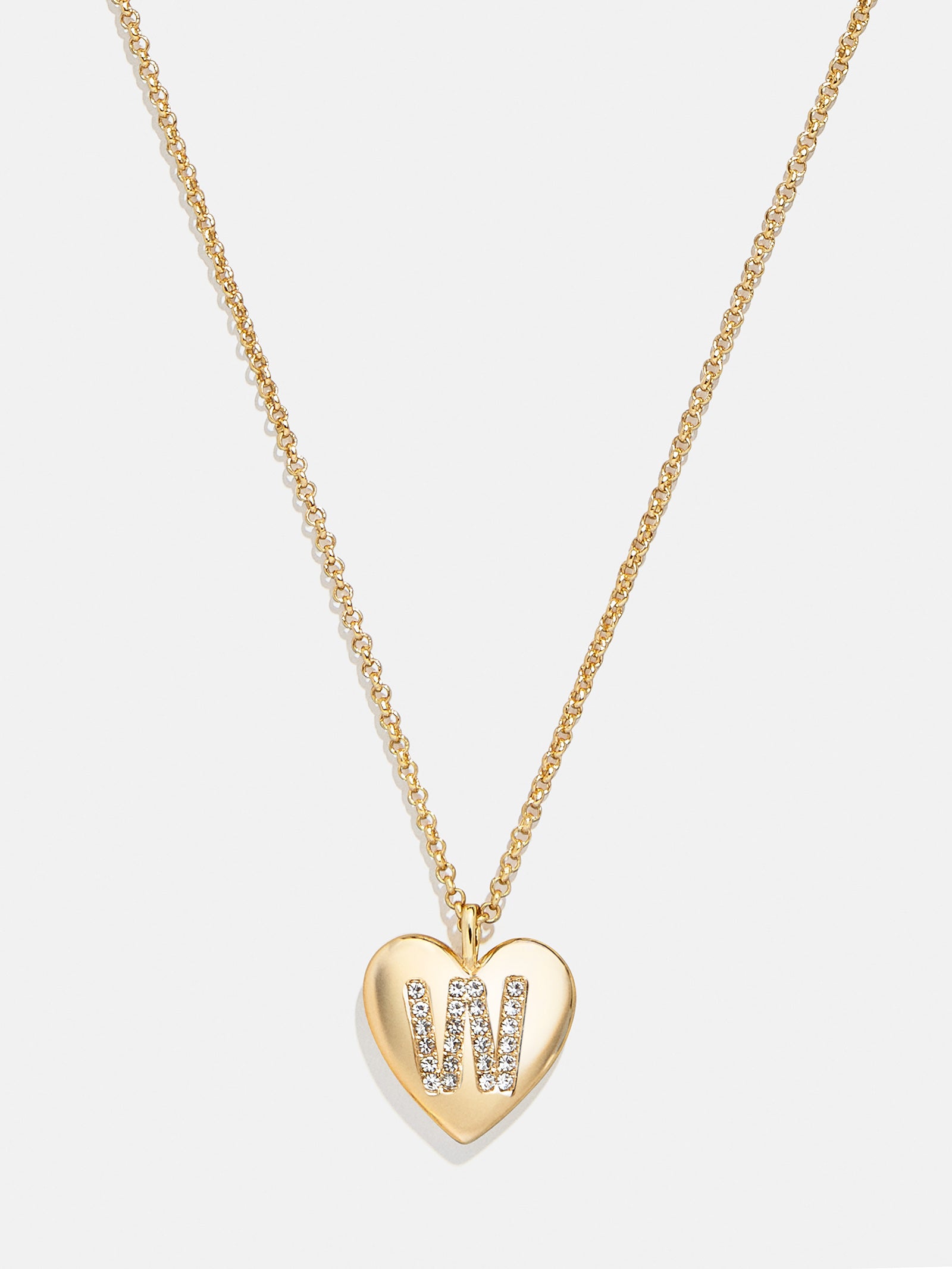 Premium Little Love Kids' Custom Initial Heart Necklace - Gold Plated