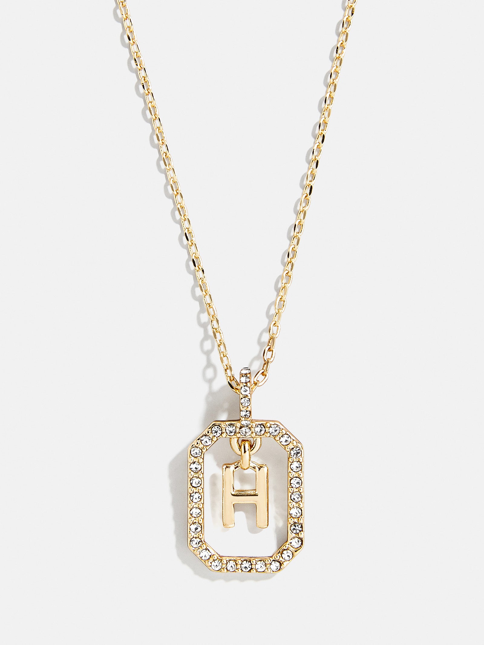 Premium Alicia Initial Necklace - Gold & Pavé Crystal Design