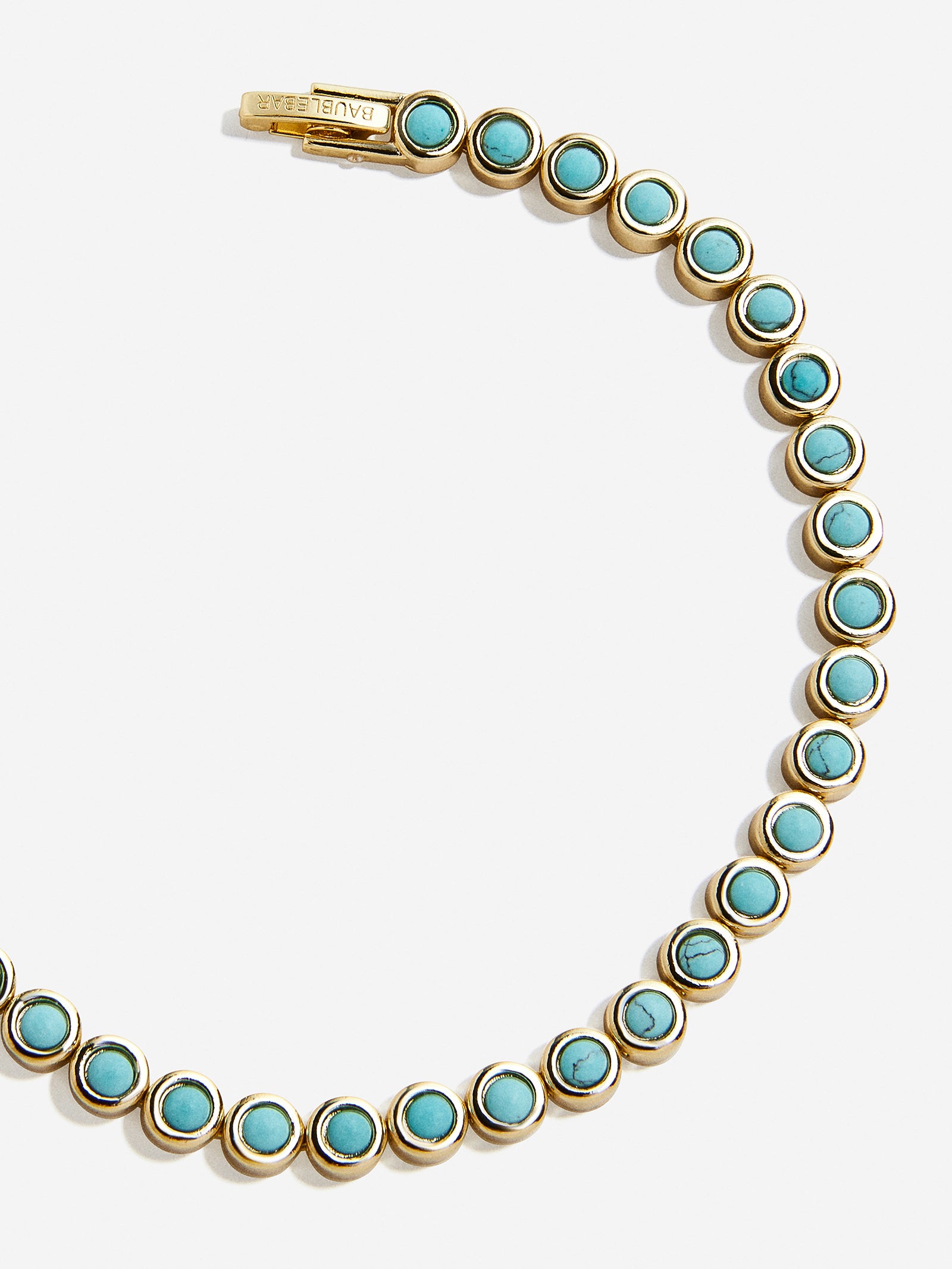 Premium Nina Turquoise Semi-Precious Tennis Bracelet